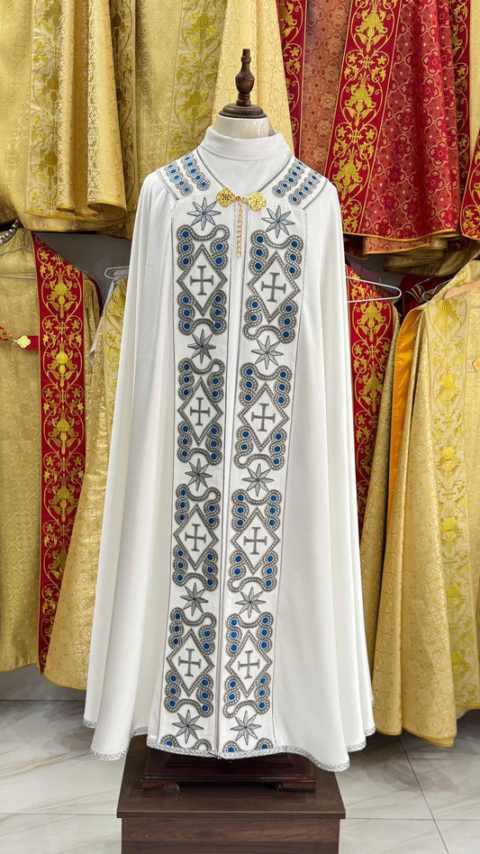 Embroidered Catholic Cope Vestment: Custom Clergy Liturgical Cape, All Colors (etsy image id: 7935480730)