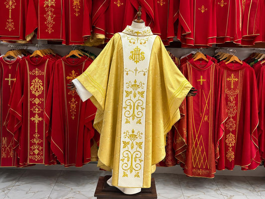 Catholic Chasuble Custom Priest Vestment Handmade Embroidered Liturgical Robe Church Mass Vestment Clergy Gift All Colors (etsy image id: 8066581129)