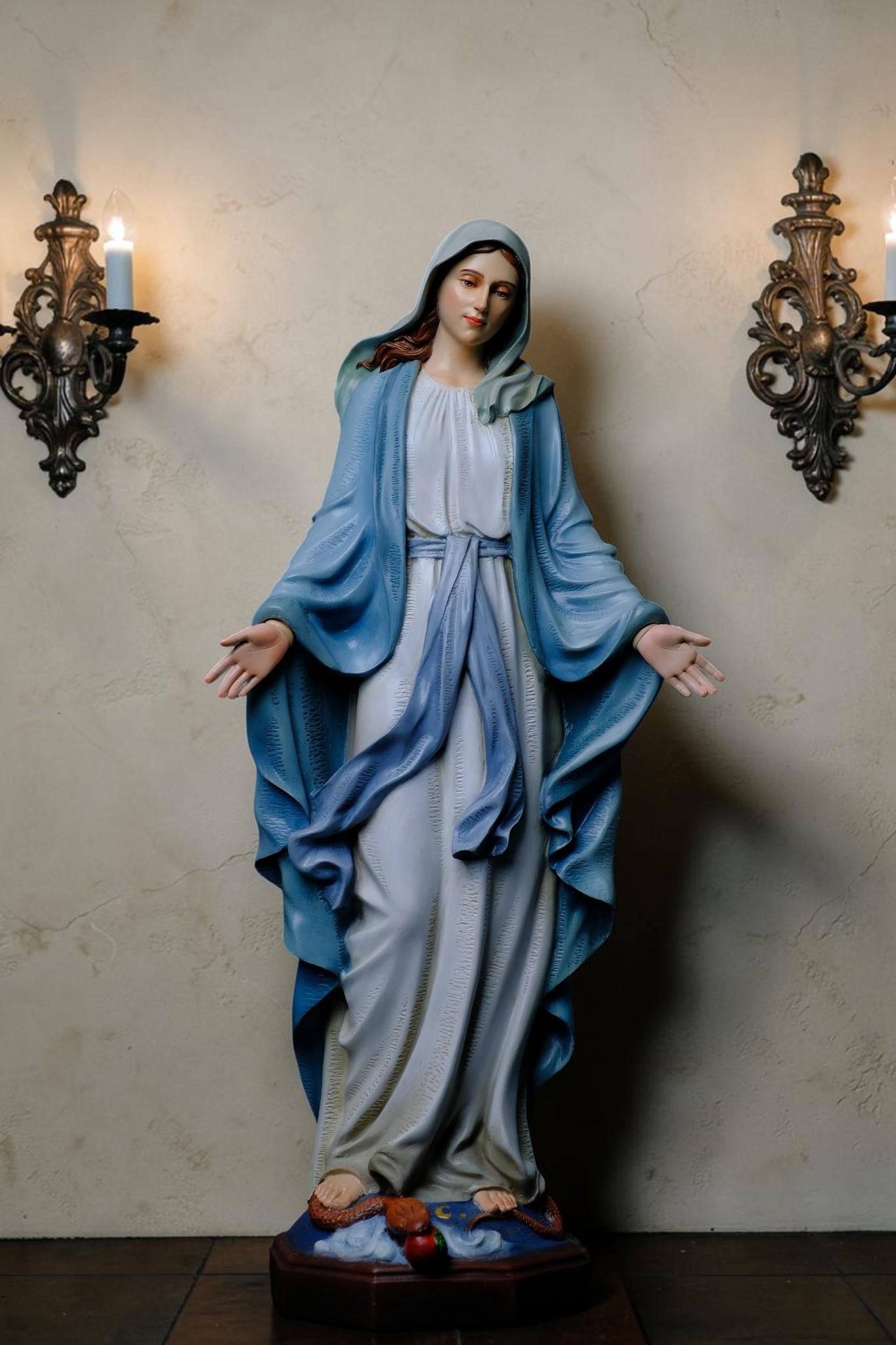 Our Lady of Grace Statue 53cm Catholic Virgin Mary Statue Religious Home Altar Decor Prayer Statue Christian Catholic Gift __etsy:8106251129