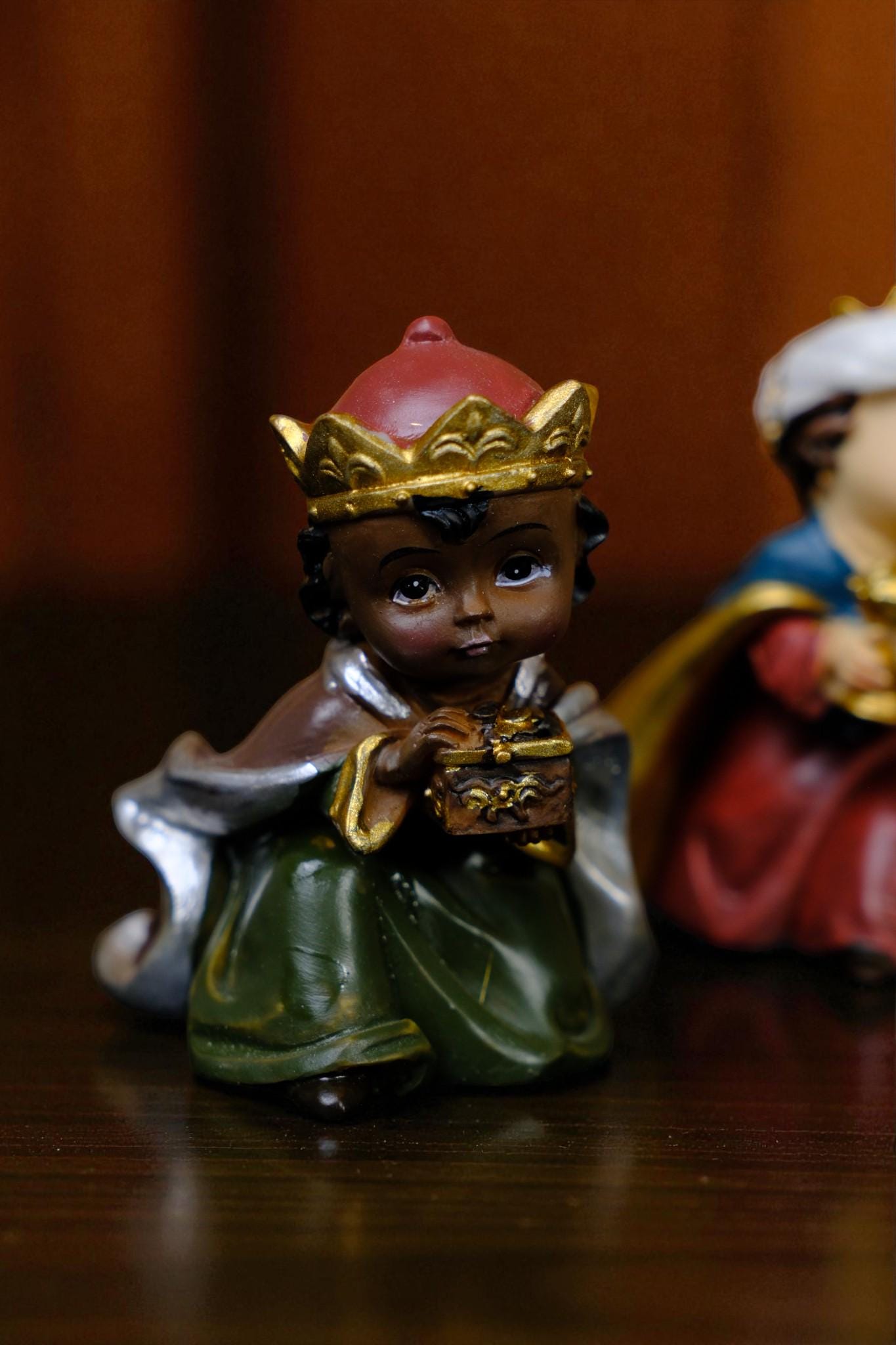 Hand-Painted Mini Nativity Set | 6cm Figurines, Christmas Creche Decor (etsy image id: 7342708162)