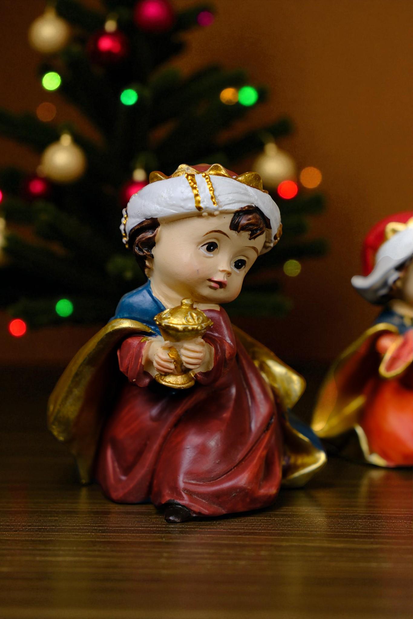 Hand-Painted Mini Nativity Set | 6cm Figurines, Christmas Creche Decor (etsy image id: 7342708164)