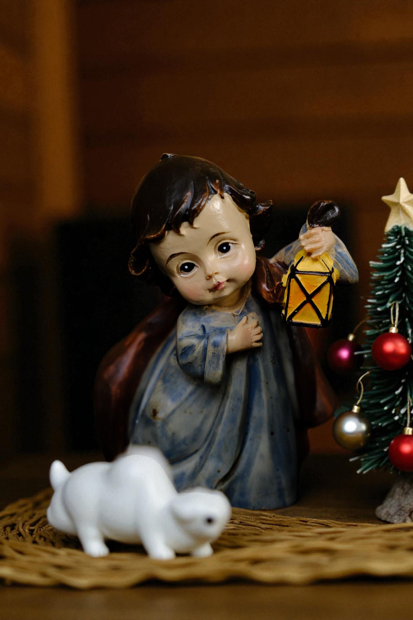 Hand-Painted Mini Nativity Set | 6cm Figurines, Christmas Creche Decor (etsy image id: 7342708174)