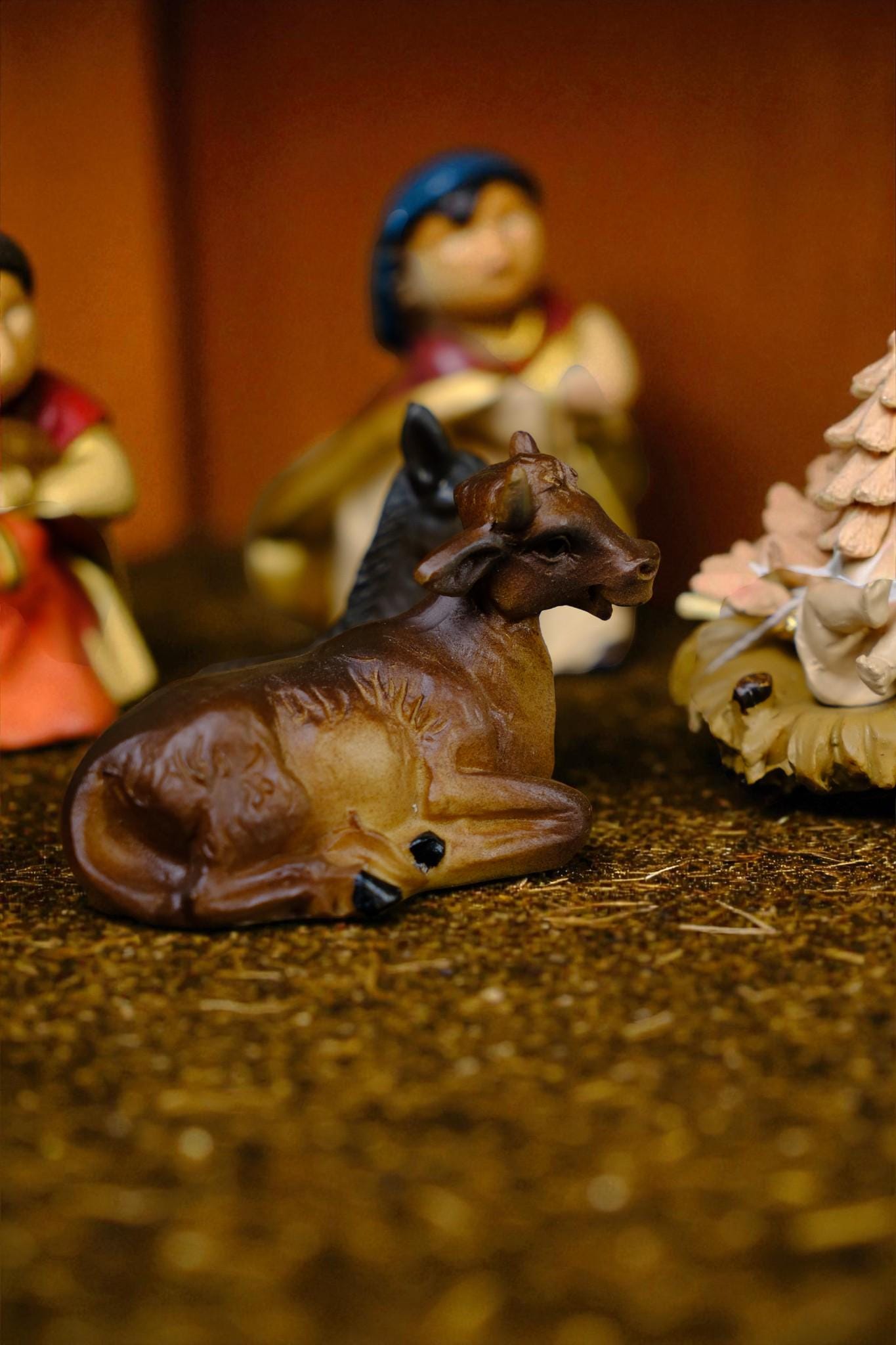 Hand-Painted Mini Nativity Set | 6cm Figurines, Christmas Creche Decor (etsy image id: 7342708182)