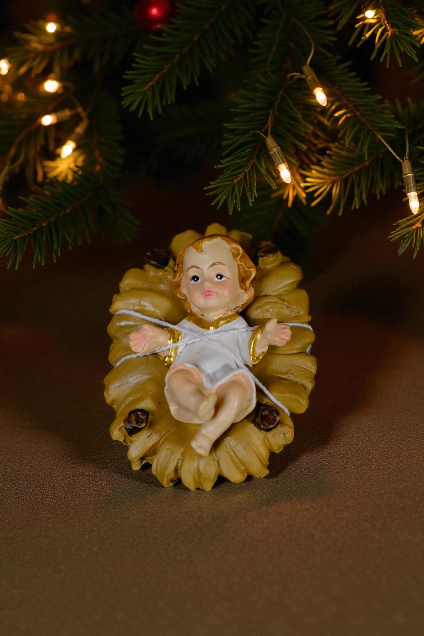 Hand-Painted Mini Nativity Set | 6cm Figurines, Christmas Creche Decor (etsy image id: 7342708188)