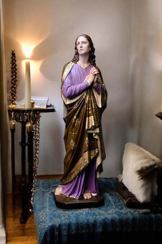 Hand-Painted Saint John the Apostle Statue (30cm) | Catholic Home Altar Gift __etsy:7510756192