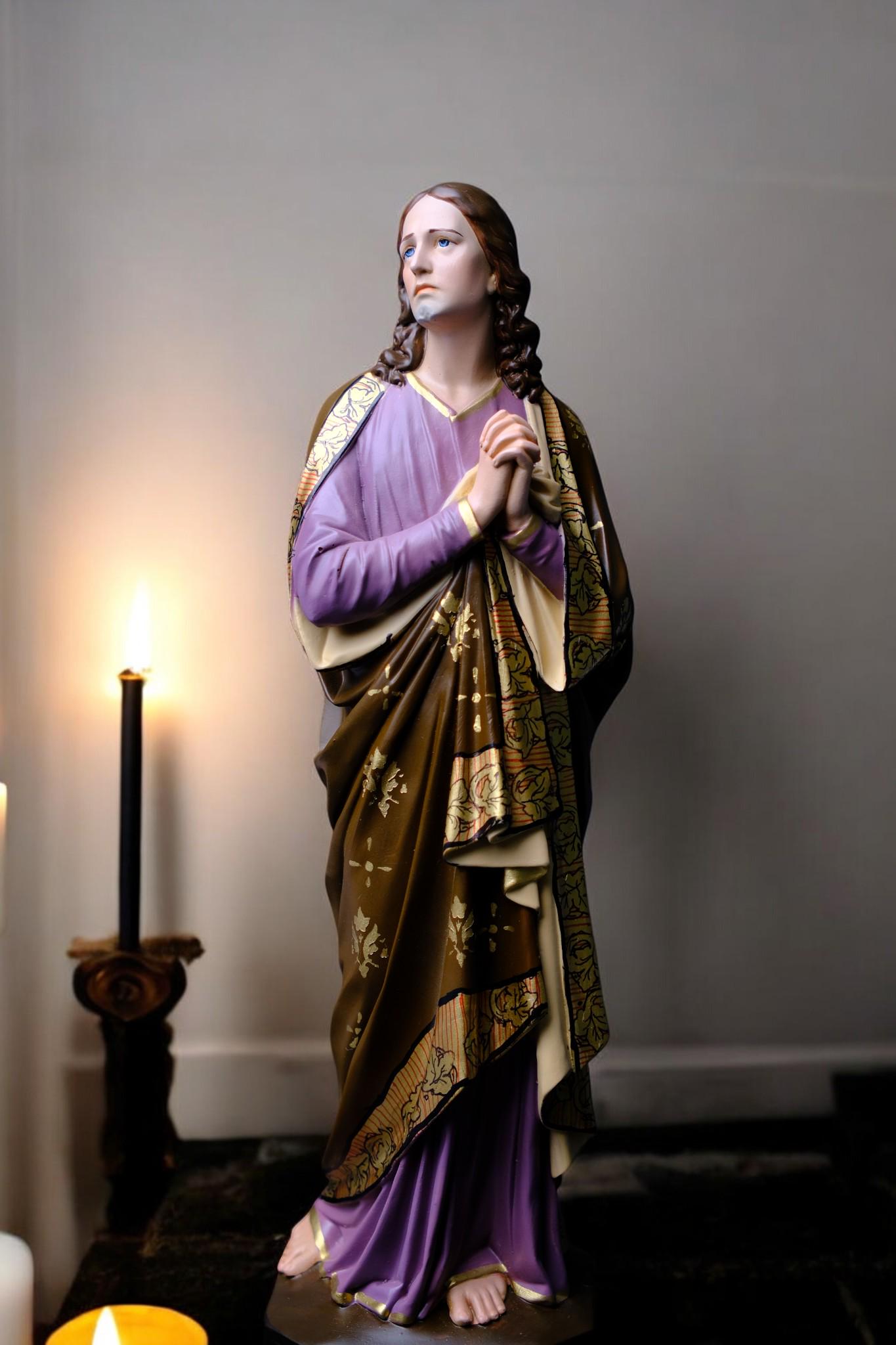 Hand-Painted Saint John the Apostle Statue (30cm) | Catholic Home Altar Gift __etsy:7558699063
