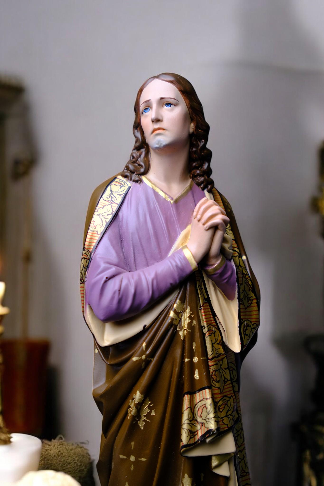 Hand-Painted Saint John the Apostle Statue (30cm) | Catholic Home Altar Gift __etsy:7558700413