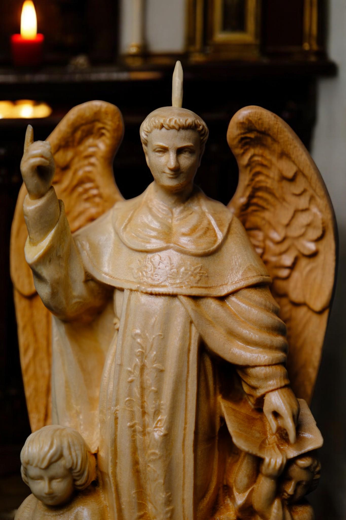 Saint Vincent Wooden Statue Catholic Handcrafted Beech Wood Saint Figure Home Altar Prayer Decor Religious Gift (etsy image id: 7579741268)