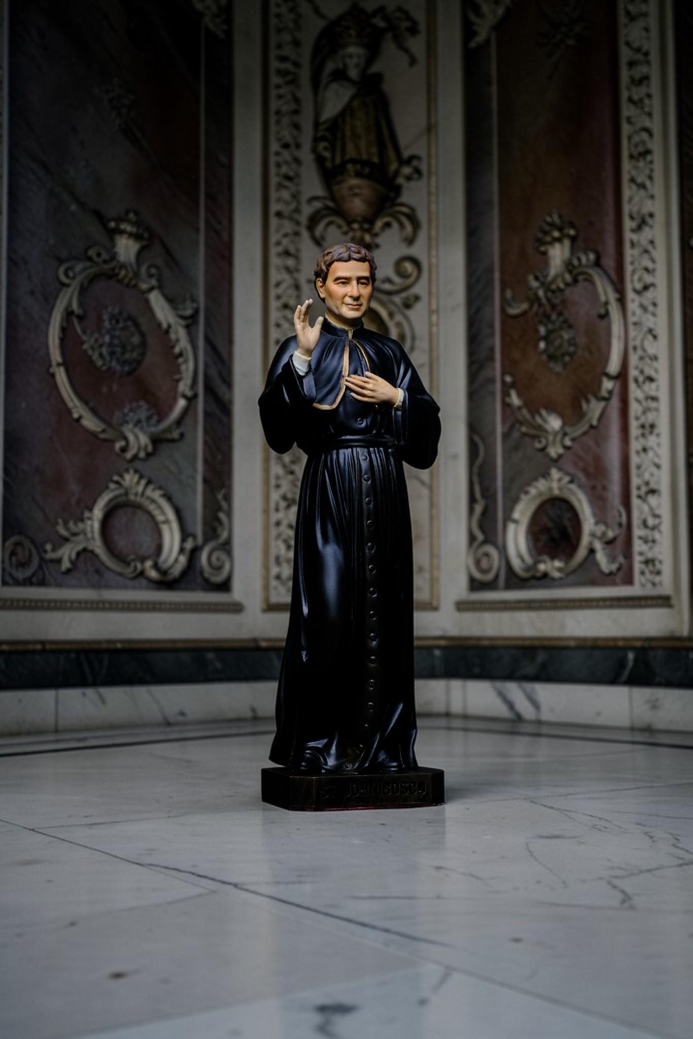 Saint John Bosco Statue 30cm Hand-Painted Catholic Priest Home Altar Decor (etsy image id: 7801920590)