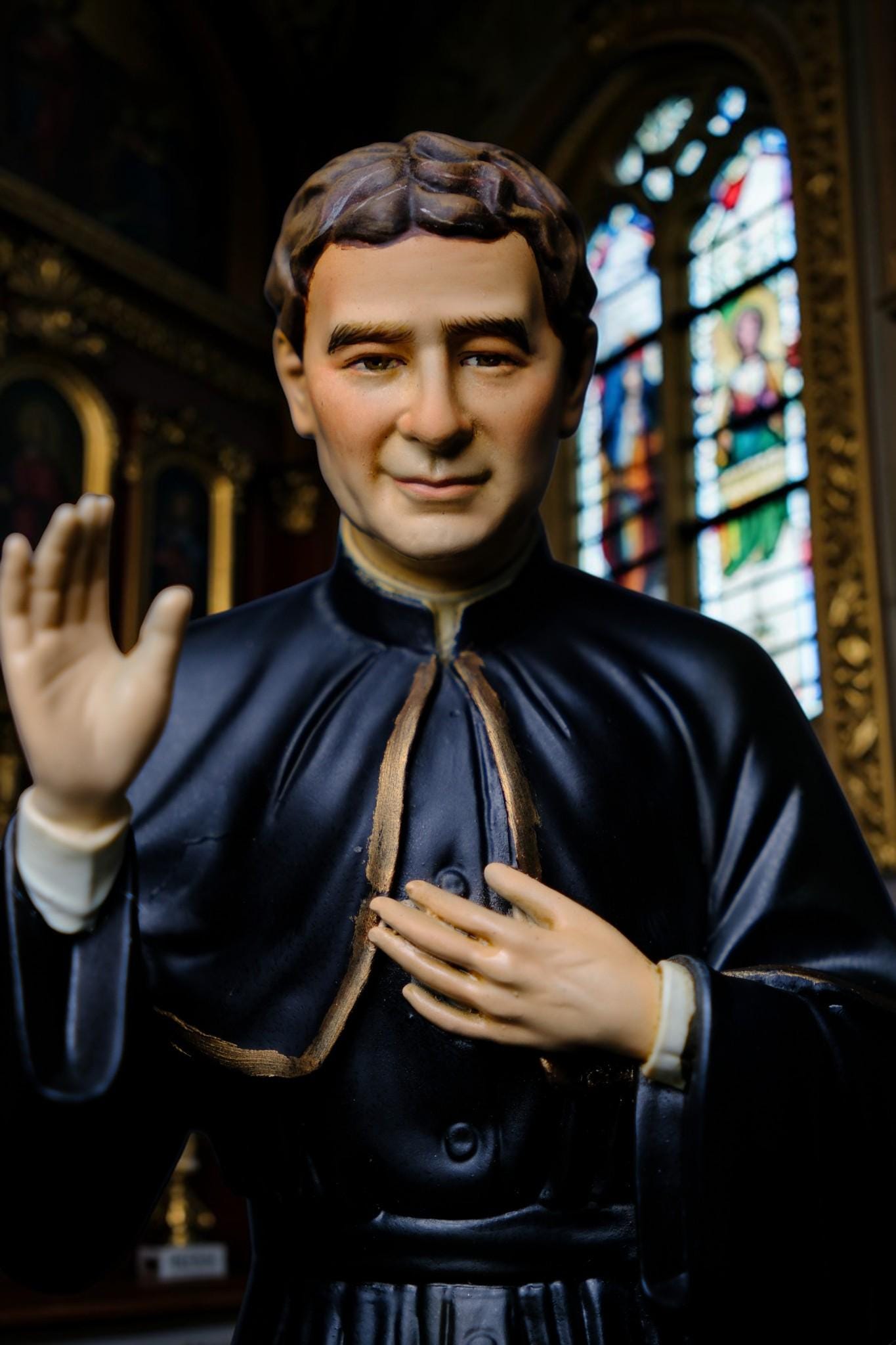 Saint John Bosco Statue 30cm Hand-Painted Catholic Priest Home Altar Decor (etsy image id: 7801923032)