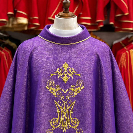 Catholic Chasuble Custom Priest Vestment Handmade Embroidered Liturgical Chasuble Church Mass Robe Clergy Gift All Colors (etsy image id: 8022037016)