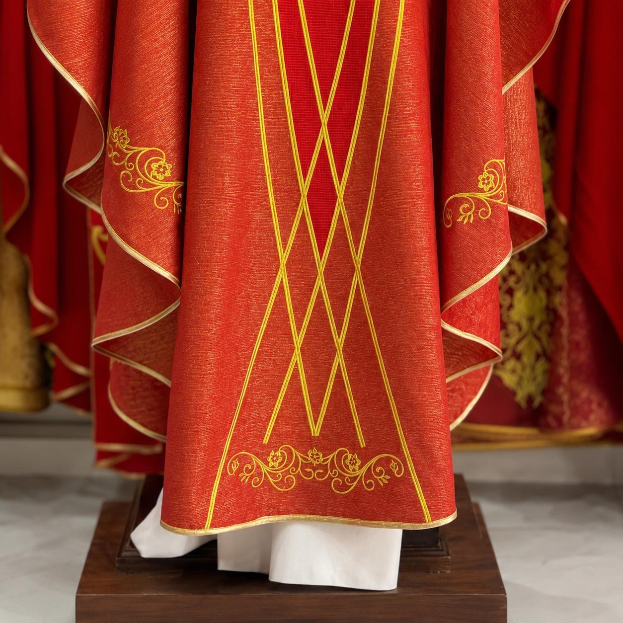 Custom Embroidered Catholic Chasuble Vestment: Clergy Mass Robe All Colors (etsy image id: 8069969441)