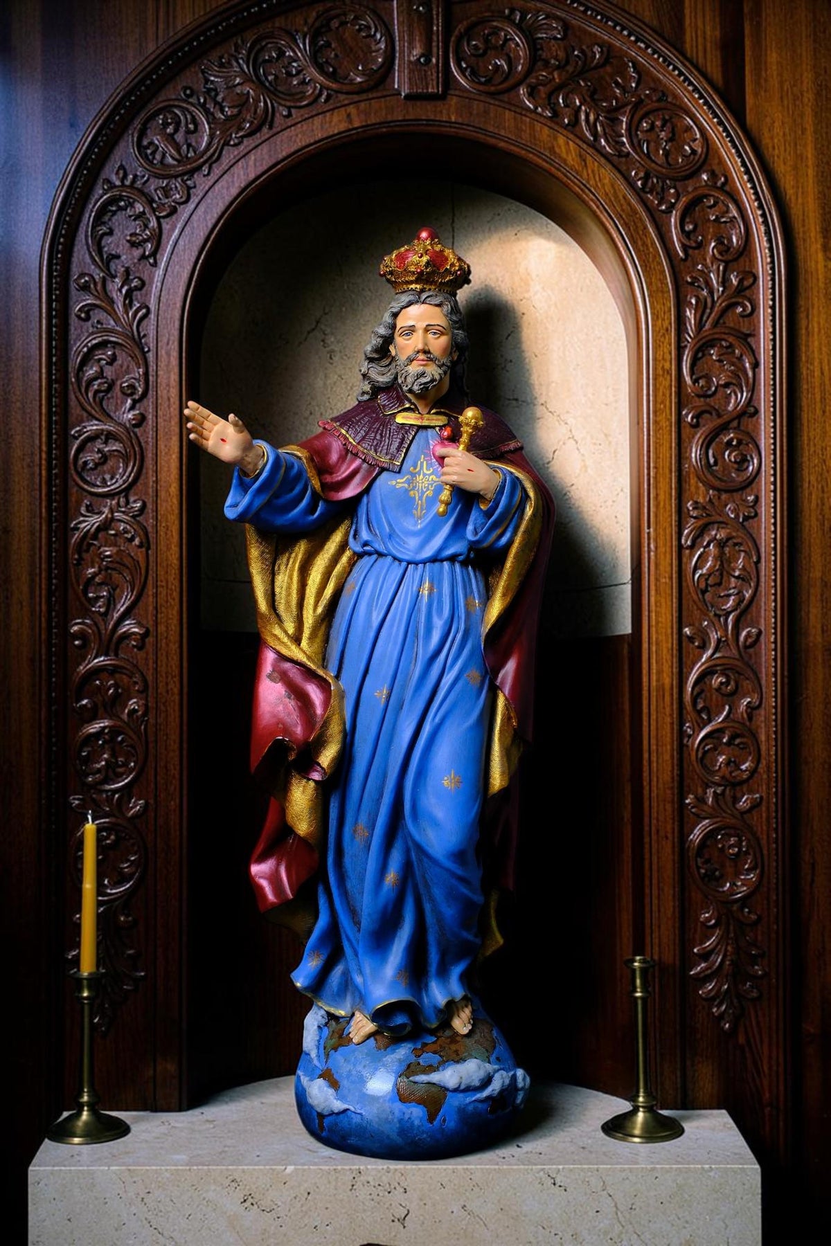 Christ the King Statue Catholic Home Altar Decor Religious Gift