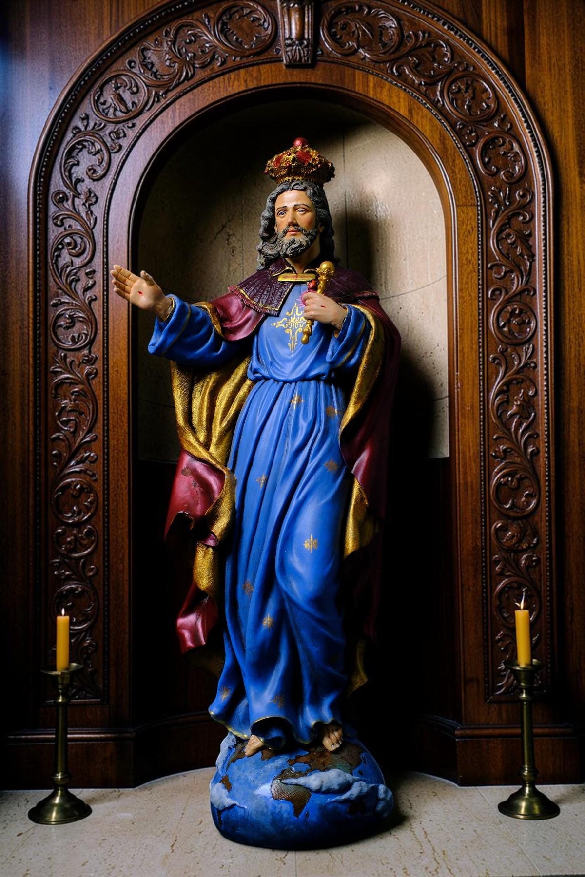 Christ the King Statue Catholic Home Altar Decor Religious Gift