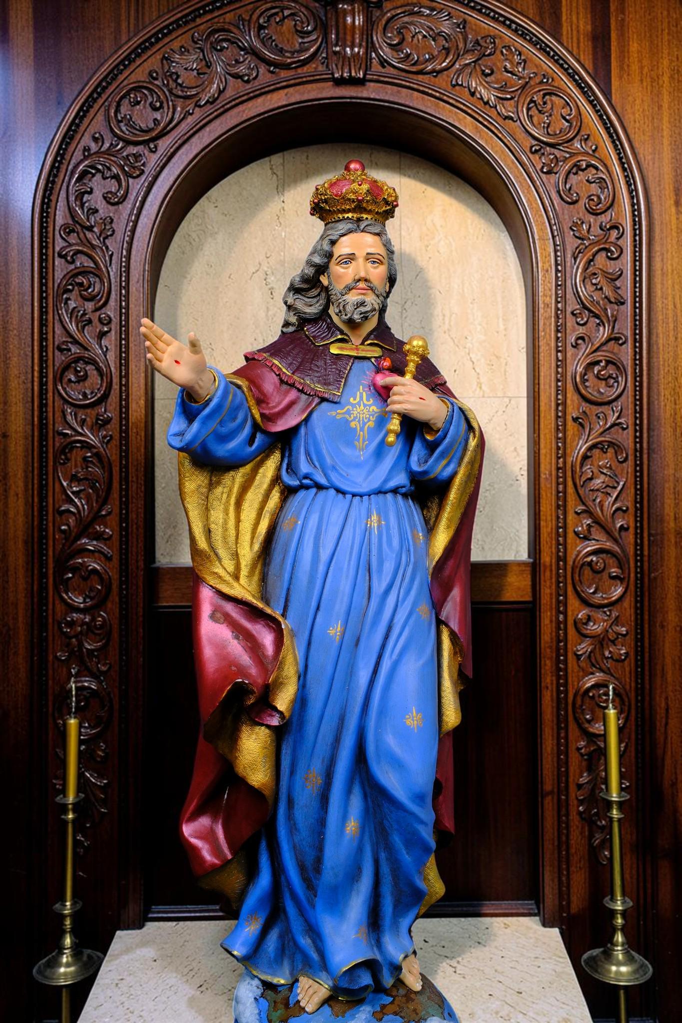 Christ the King Statue Catholic Home Altar Decor Religious Gift