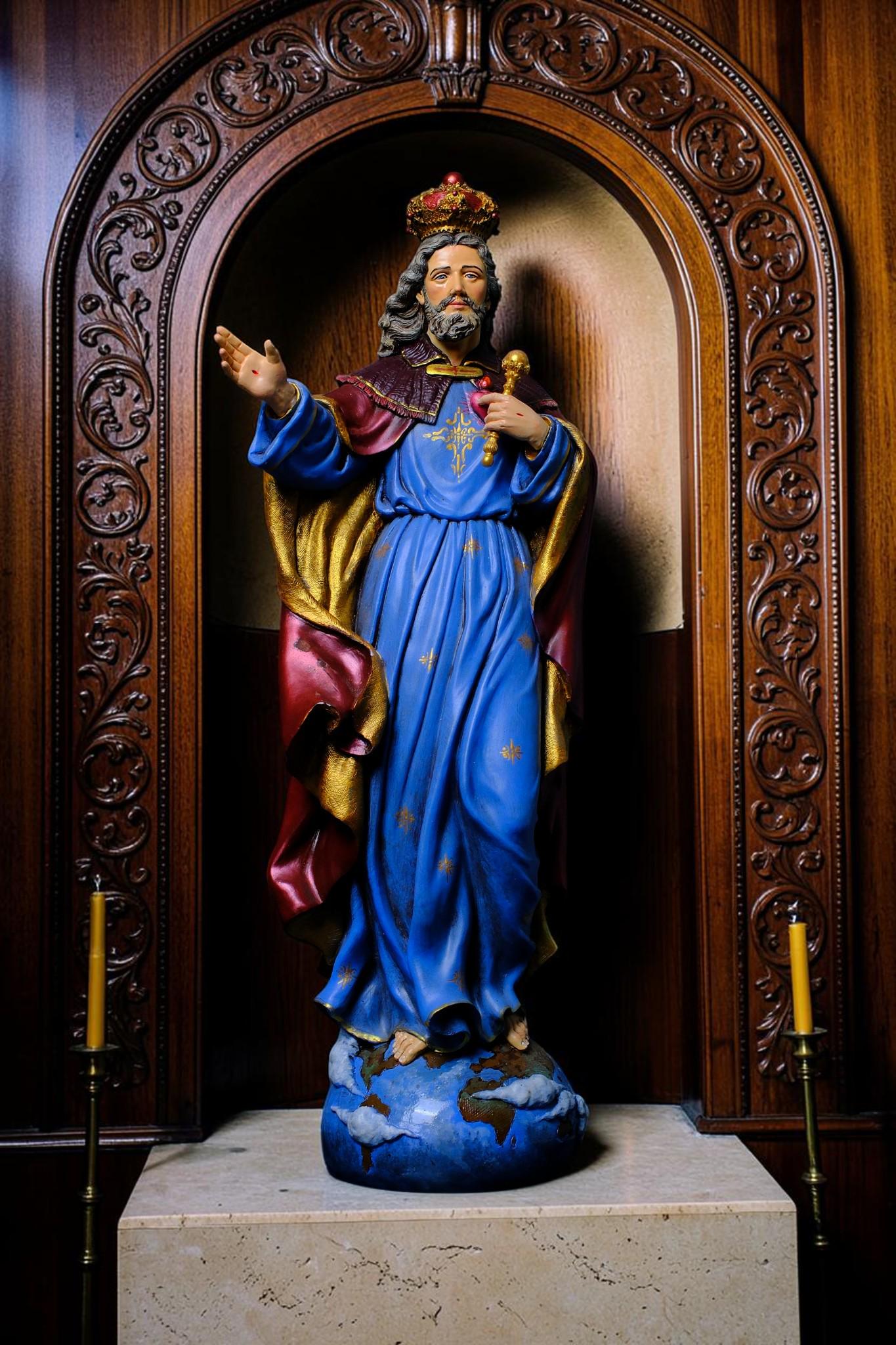 Christ the King Statue Catholic Home Altar Decor Religious Gift