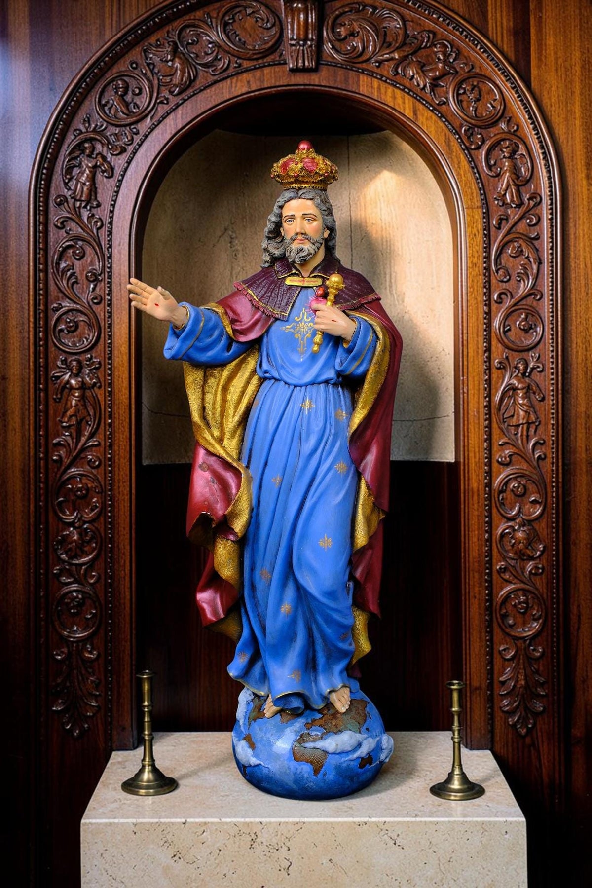 Christ the King Statue Catholic Home Altar Decor Religious Gift