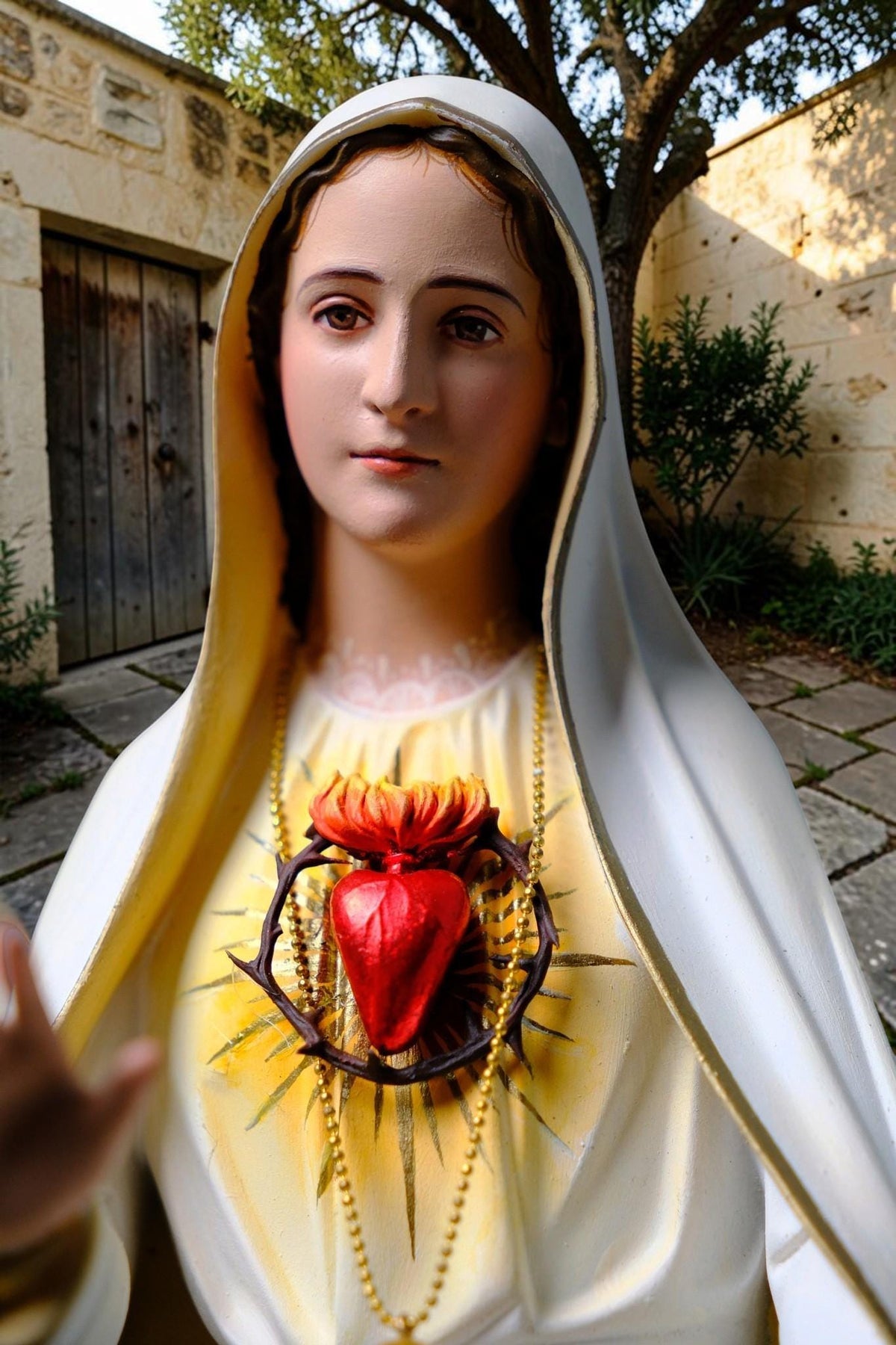 Our Lady of Fatima Statue 45cm Immaculate Heart Virgin Mary Catholic Statue