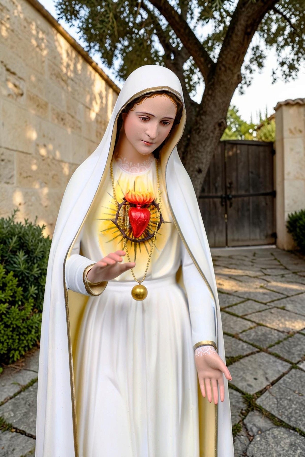 Our Lady of Fatima Statue 45cm Immaculate Heart Virgin Mary Catholic Statue