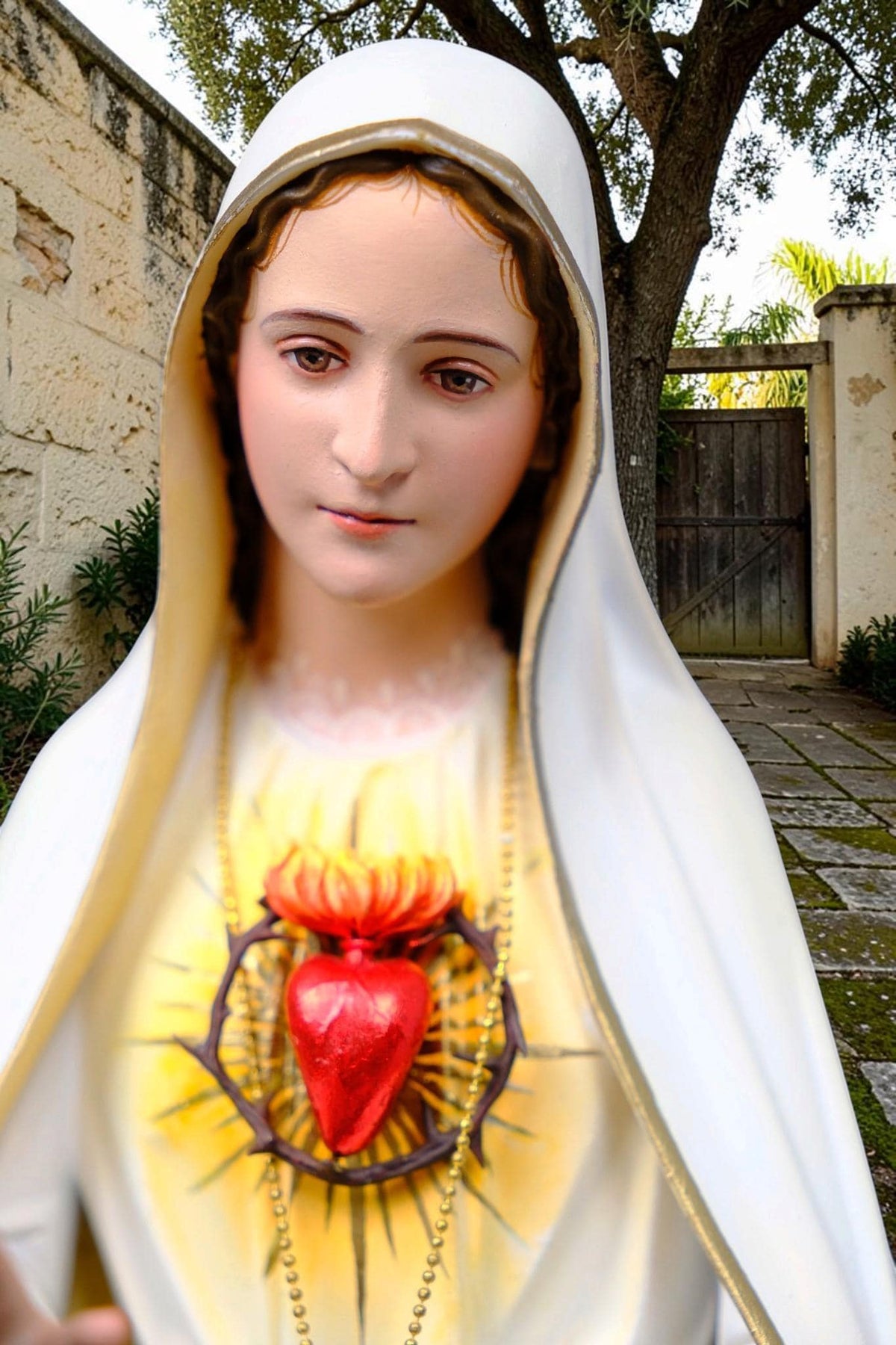 Our Lady of Fatima Statue 45cm Immaculate Heart Virgin Mary Catholic Statue