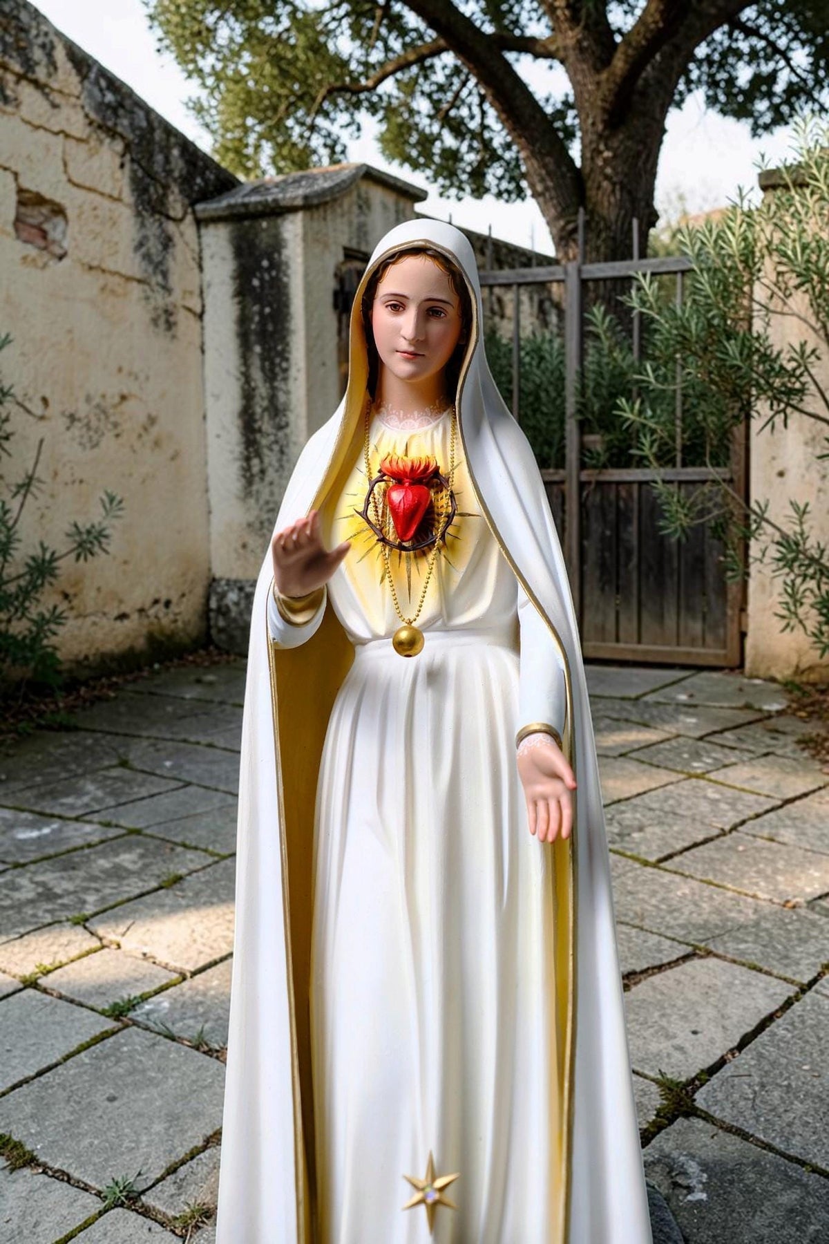 Our Lady of Fatima Statue 45cm Immaculate Heart Virgin Mary Catholic Statue