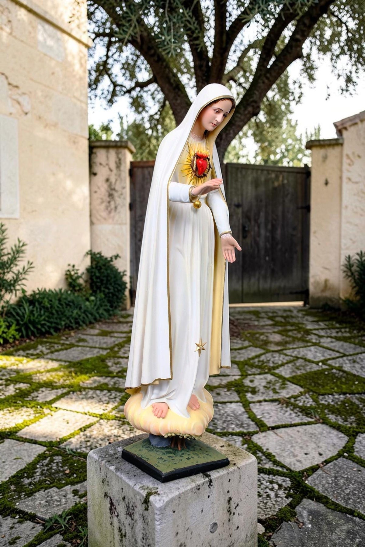 Our Lady of Fatima Statue 45cm Immaculate Heart Virgin Mary Catholic Statue