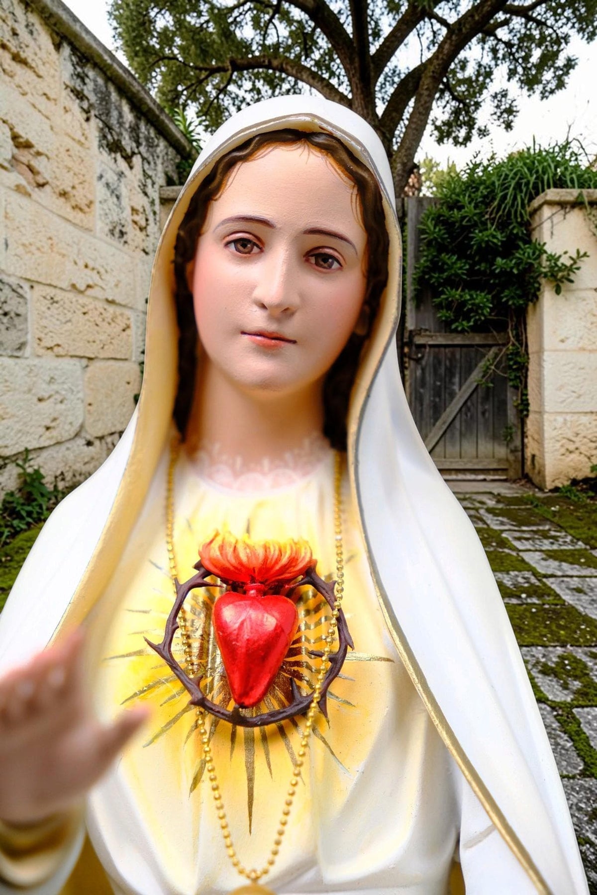 Our Lady of Fatima Statue 45cm Immaculate Heart Virgin Mary Catholic Statue