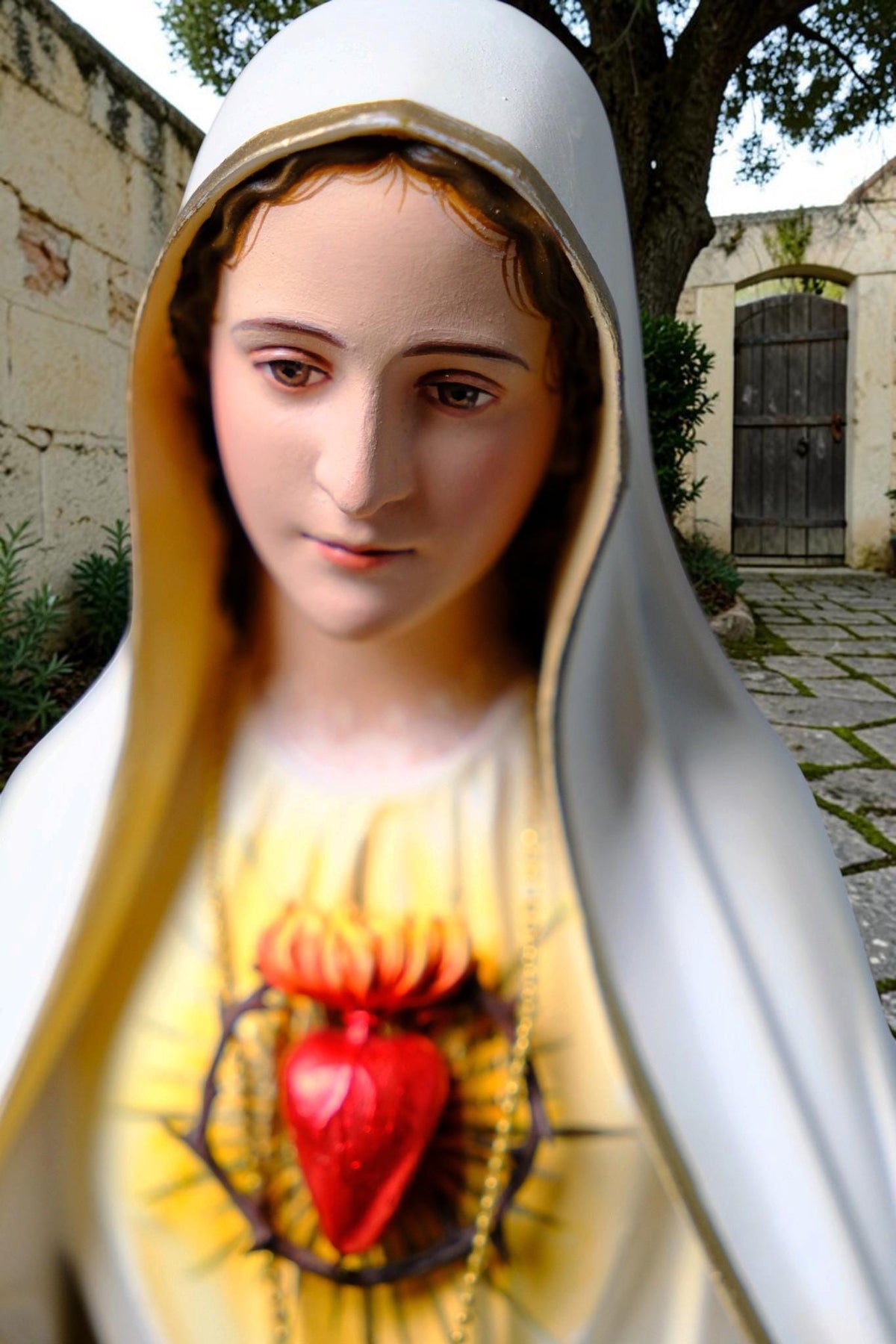 Our Lady of Fatima Statue 45cm Immaculate Heart Virgin Mary Catholic Statue