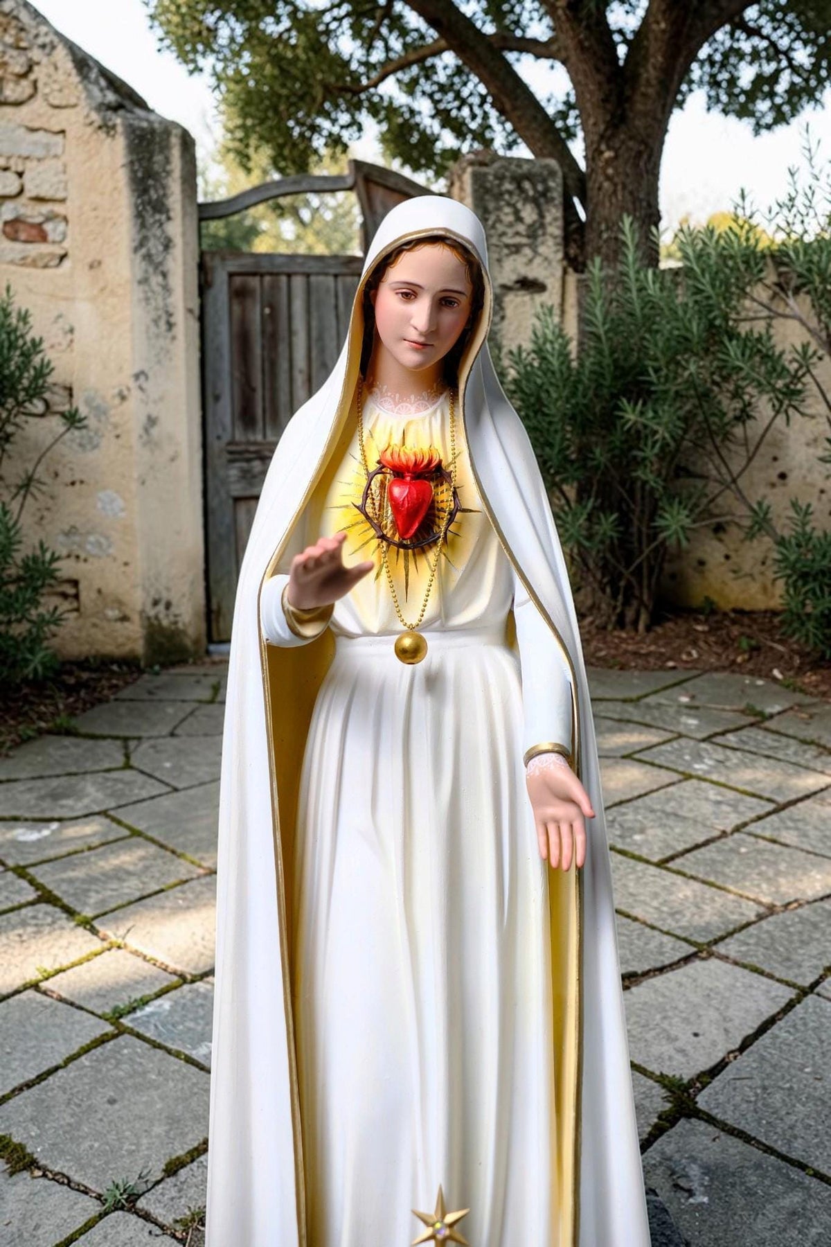 Our Lady of Fatima Statue 45cm Immaculate Heart Virgin Mary Catholic Statue