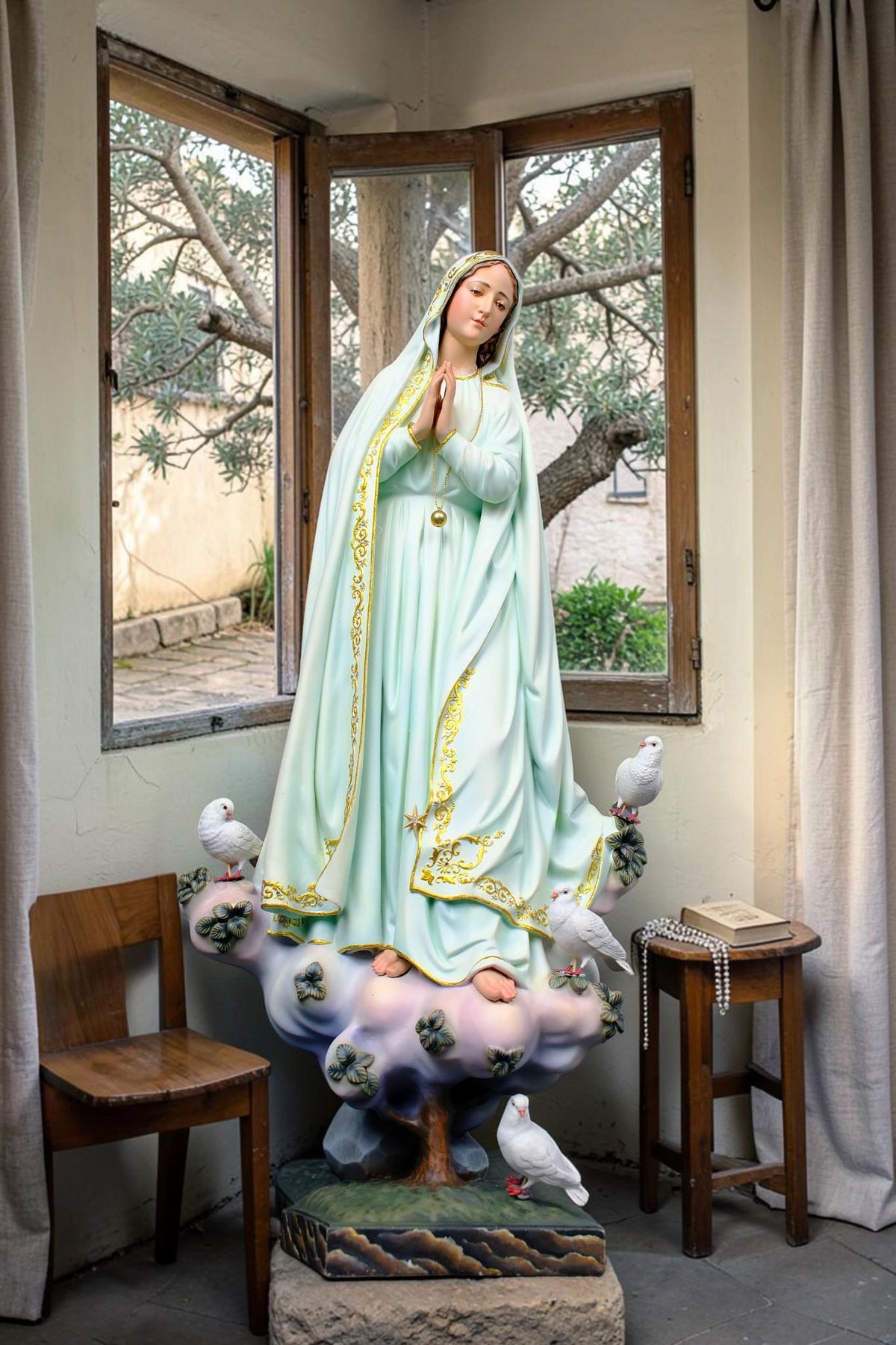 Our Lady of Peace Statue 70cm Virgin Mary Large Catholic Statue