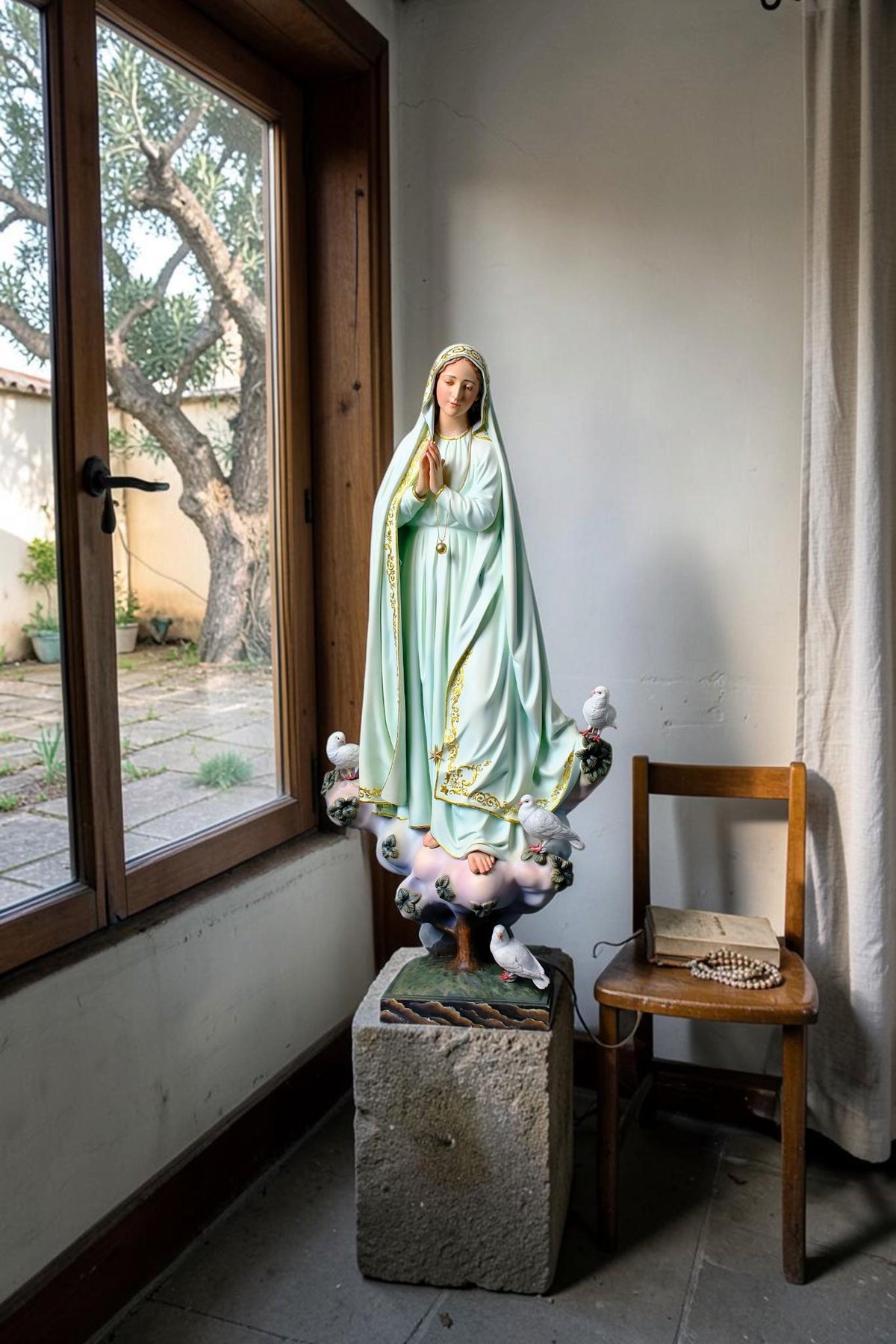 Our Lady of Peace Statue 70cm Virgin Mary Large Catholic Statue