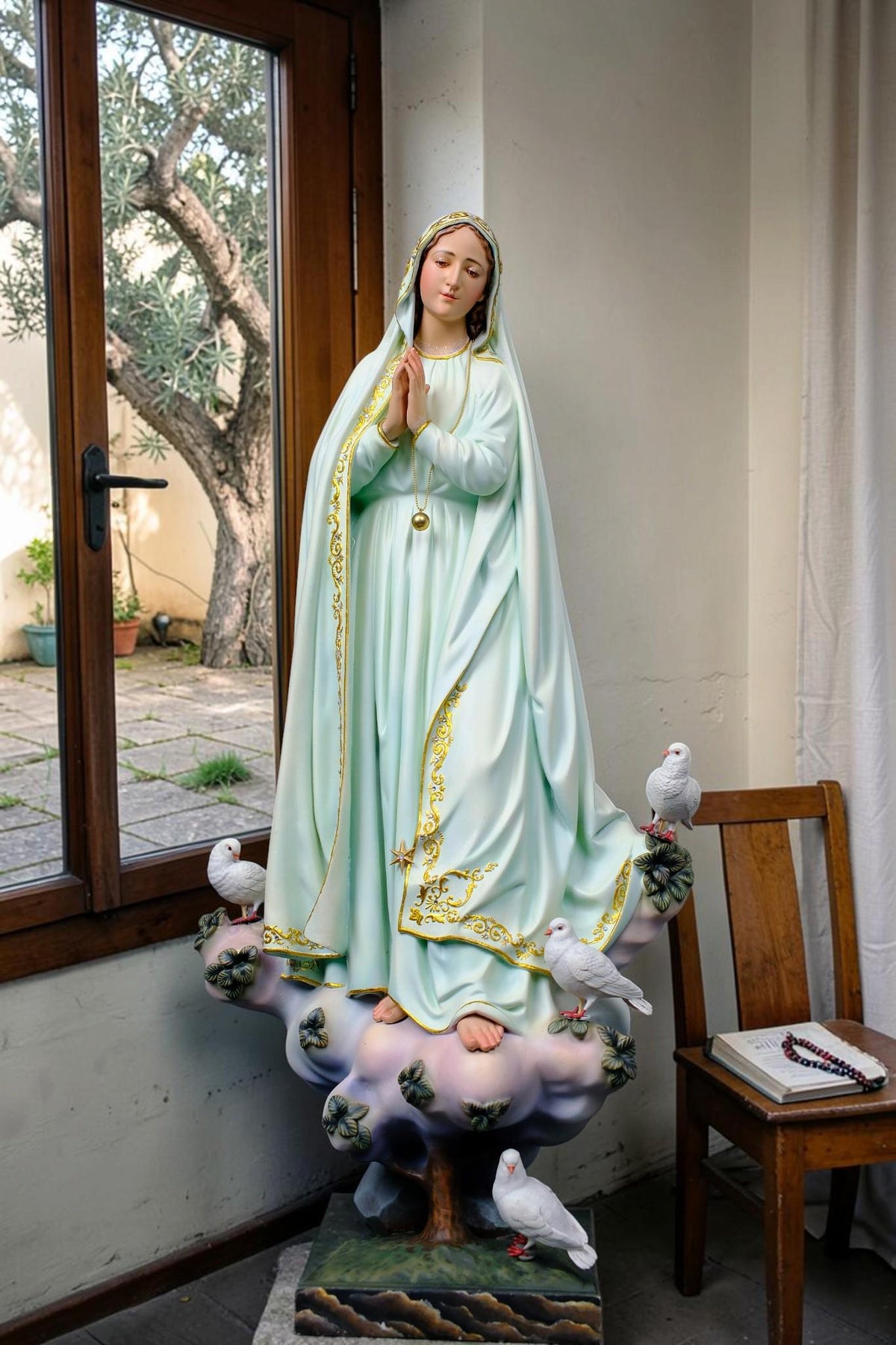 Our Lady of Peace Statue 70cm Virgin Mary Large Catholic Statue
