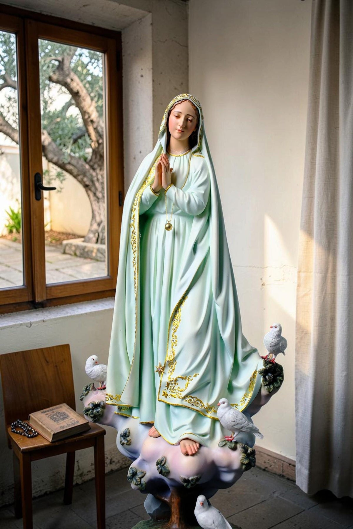 Our Lady of Peace Statue 70cm Virgin Mary Large Catholic Statue