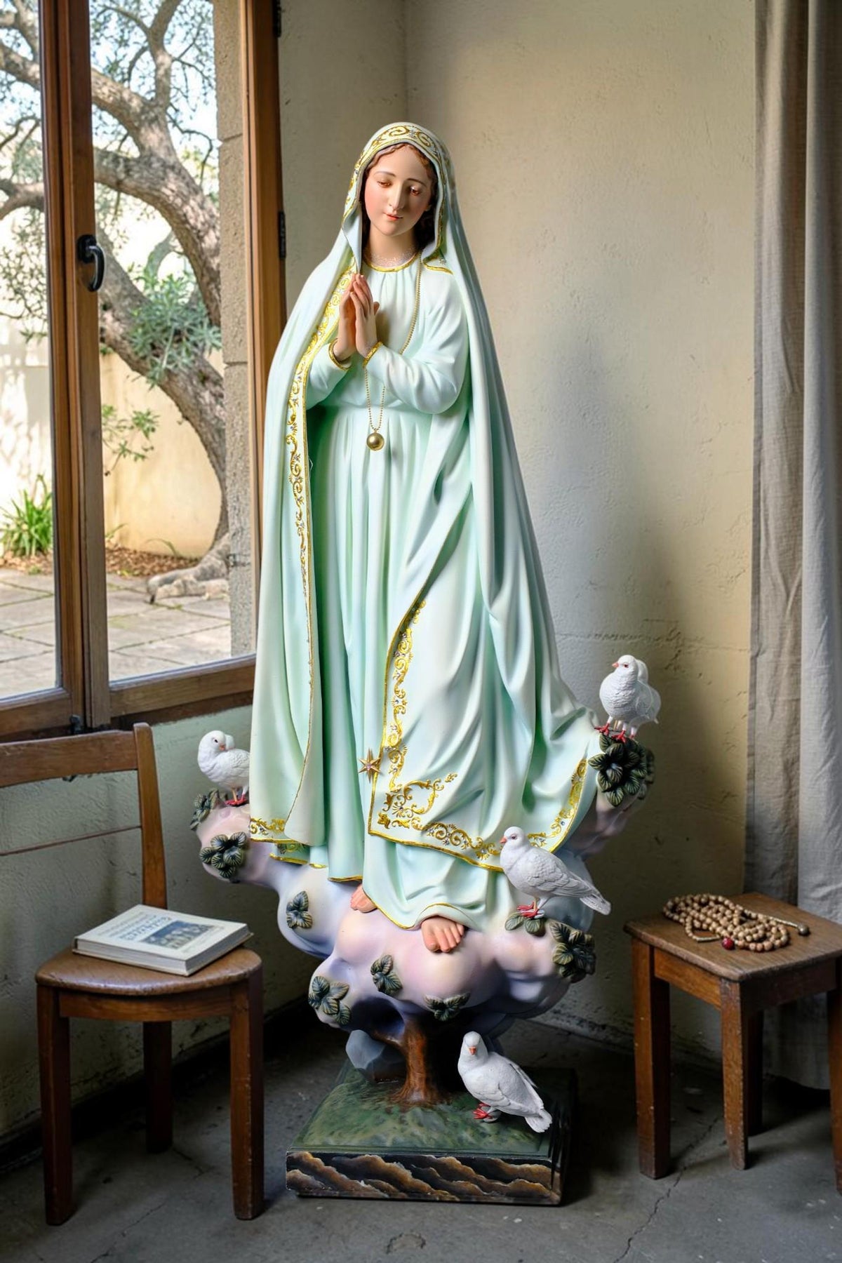 Our Lady of Peace Statue 70cm Virgin Mary Large Catholic Statue