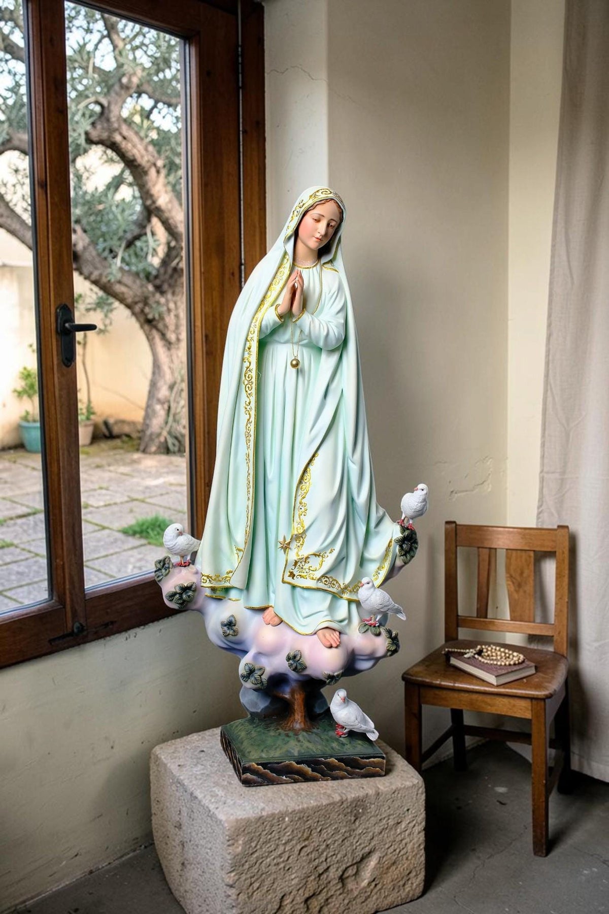 Our Lady of Peace Statue 70cm Virgin Mary Large Catholic Statue