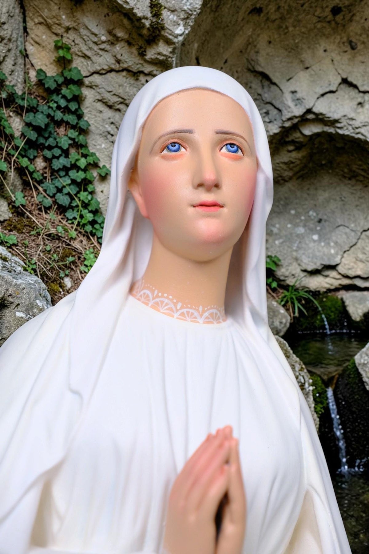 Our Lady of Lourdes Shrine Statue 74cm Catholic Virgin Mary Statue