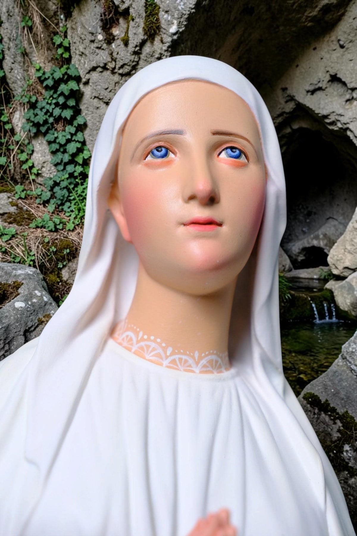 Our Lady of Lourdes Shrine Statue 74cm Catholic Virgin Mary Statue