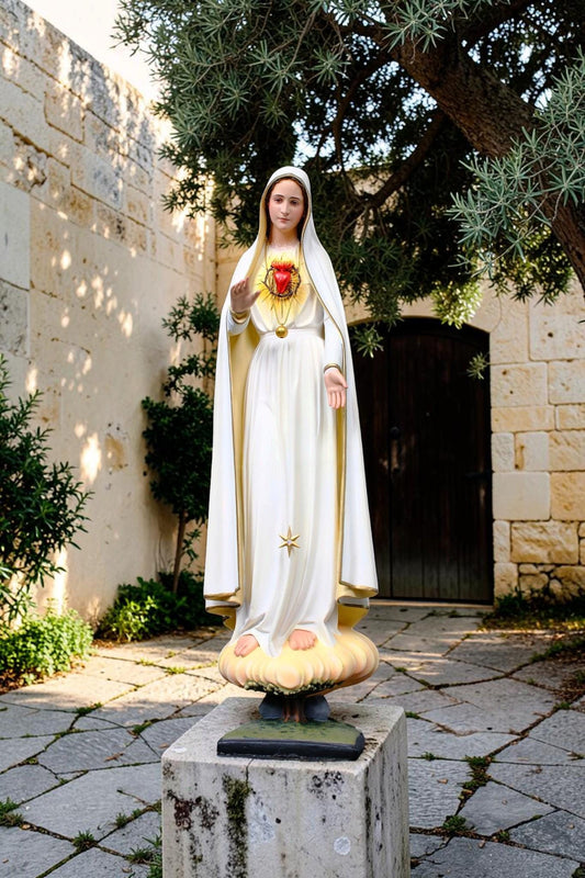 Our Lady of Fatima Statue 45cm Immaculate Heart Virgin Mary Catholic Statue