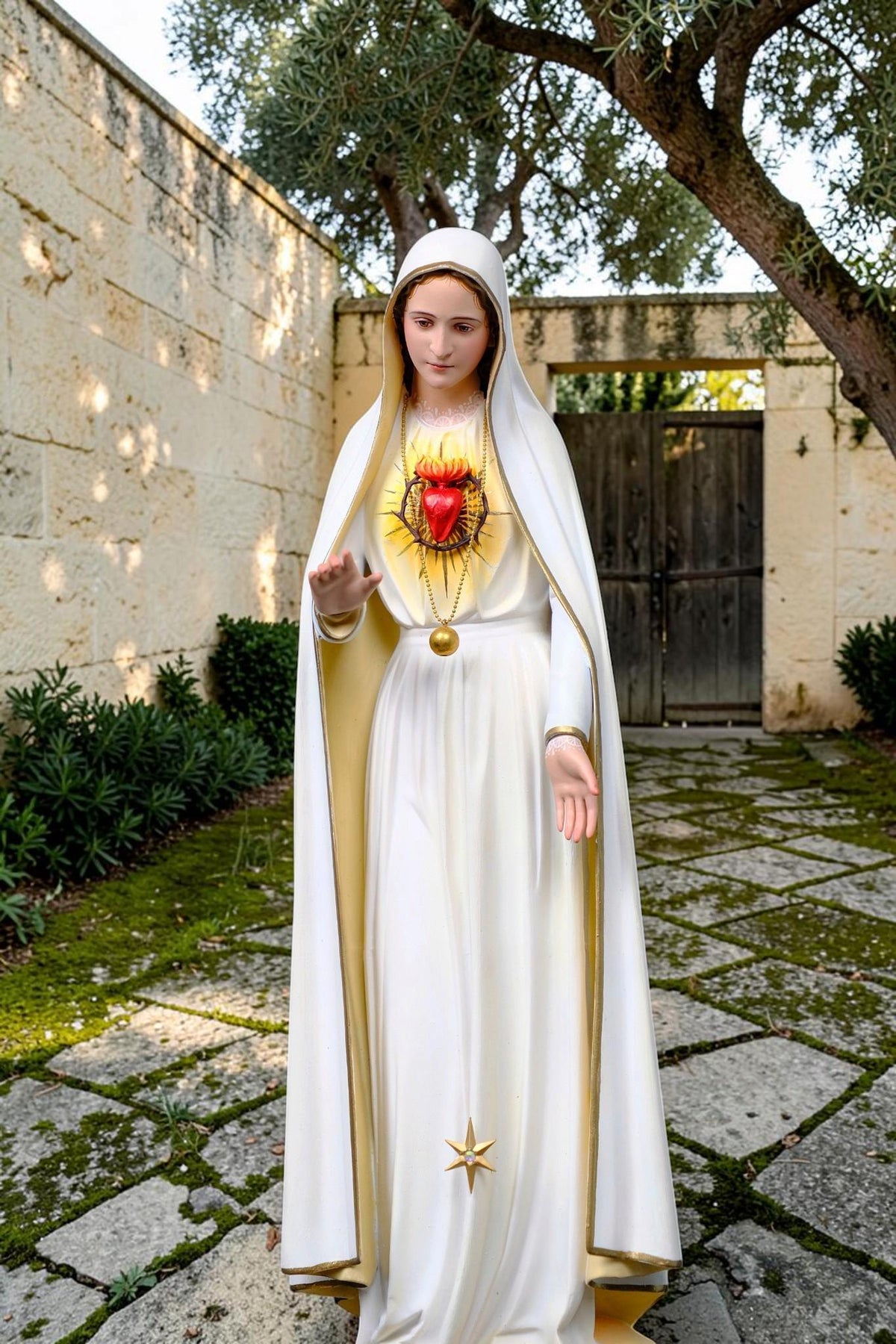 Our Lady of Fatima Statue 45cm Immaculate Heart Virgin Mary Catholic Statue