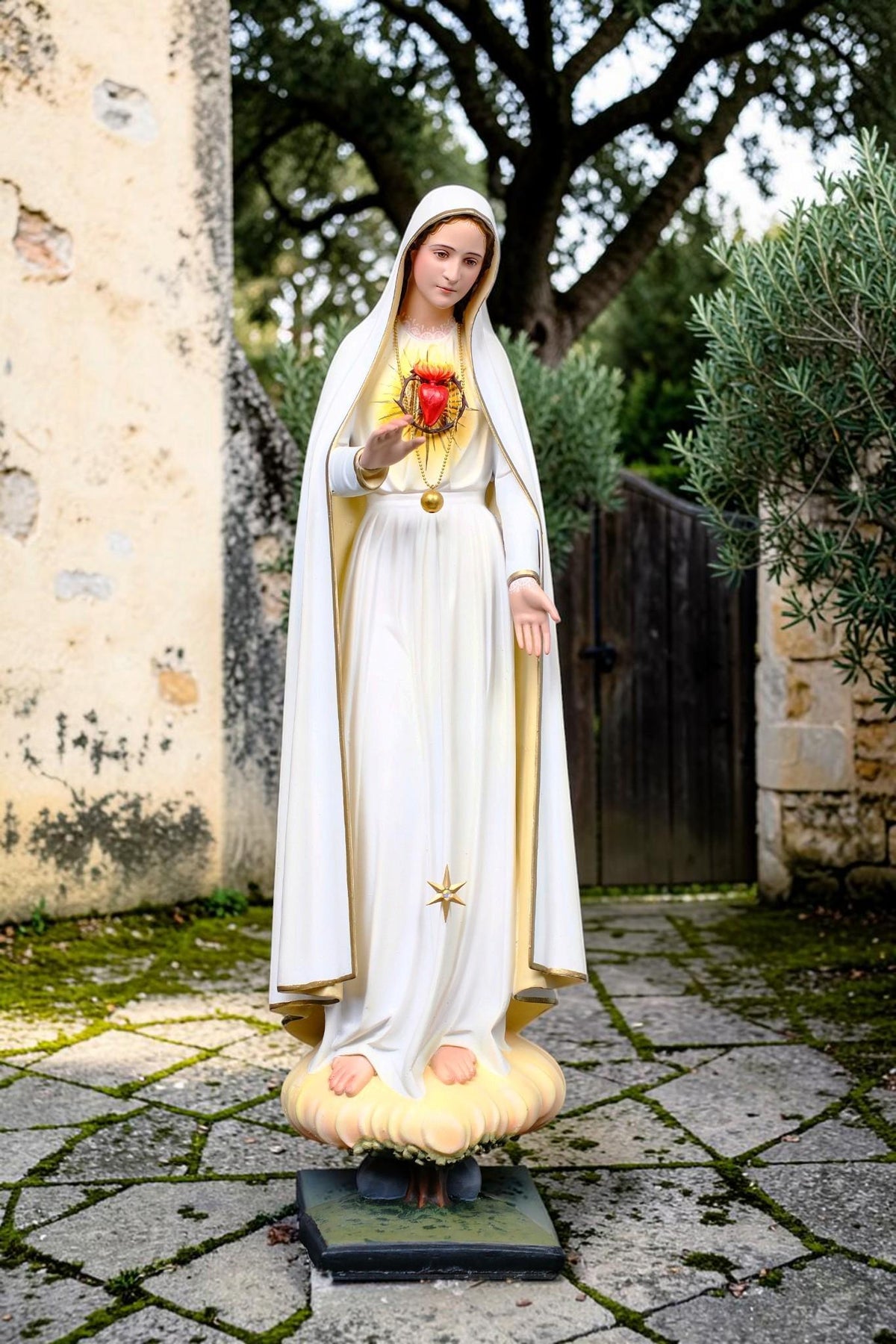 Our Lady of Fatima Statue 45cm Immaculate Heart Virgin Mary Catholic Statue