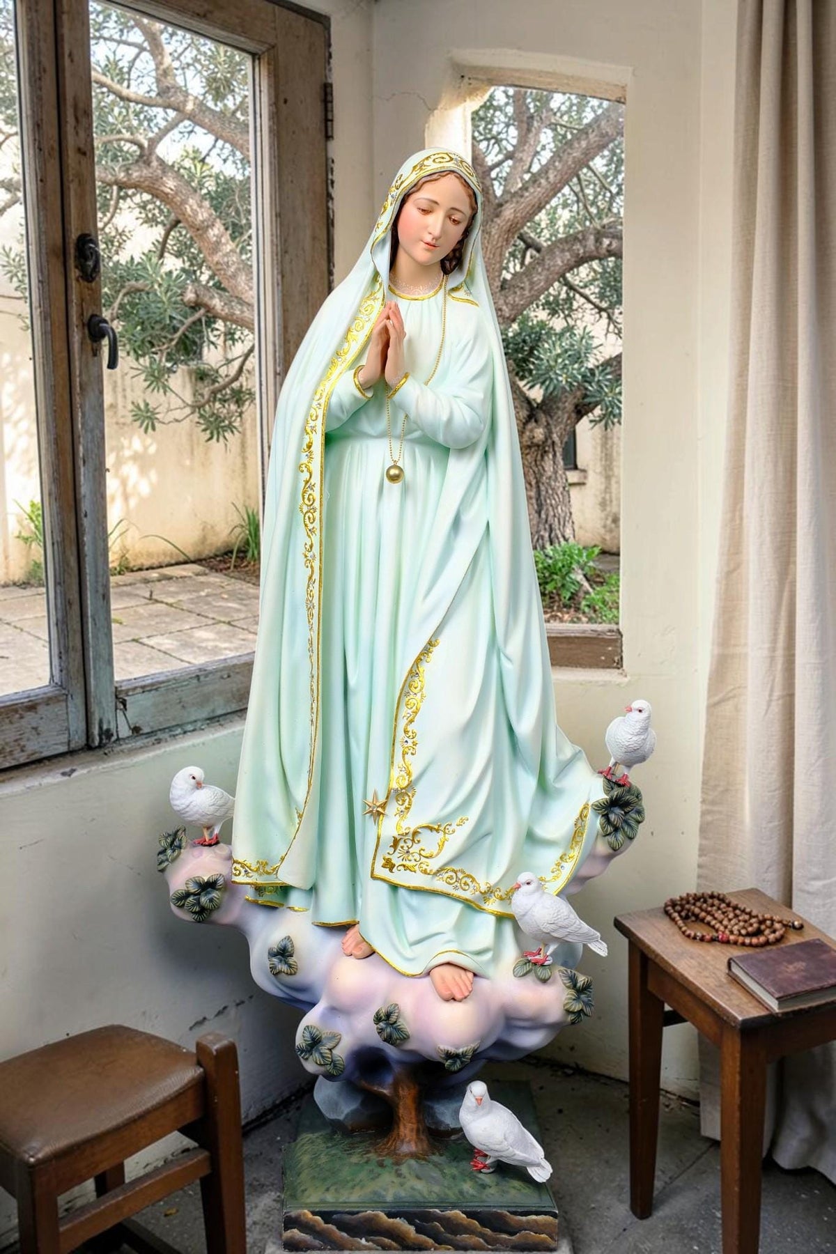 Our Lady of Peace Statue 70cm Virgin Mary Large Catholic Statue