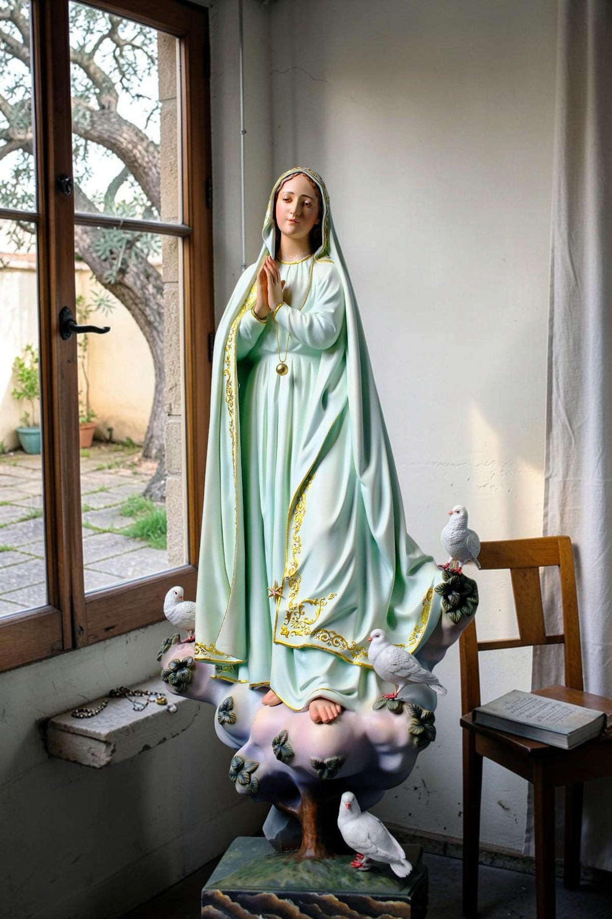 Our Lady of Peace Statue 70cm Virgin Mary Large Catholic Statue