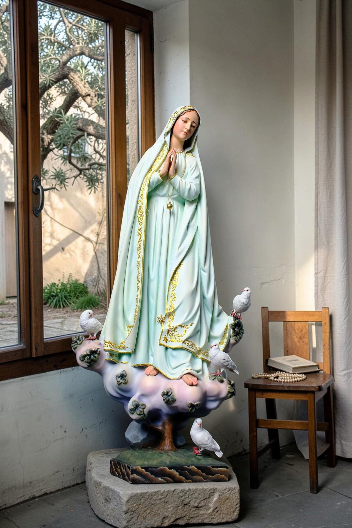 Our Lady of Peace Statue 70cm Virgin Mary Large Catholic Statue