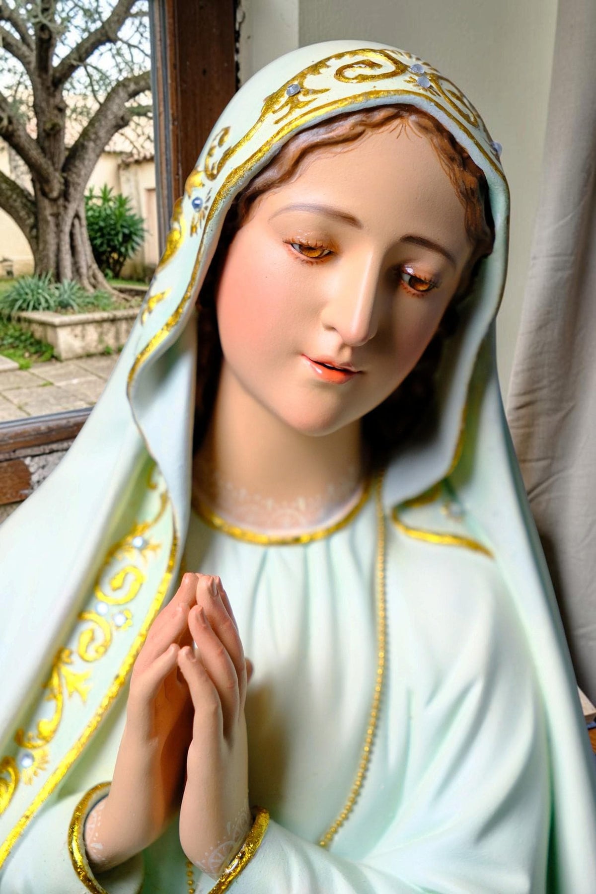 Our Lady of Peace Statue 70cm Virgin Mary Large Catholic Statue