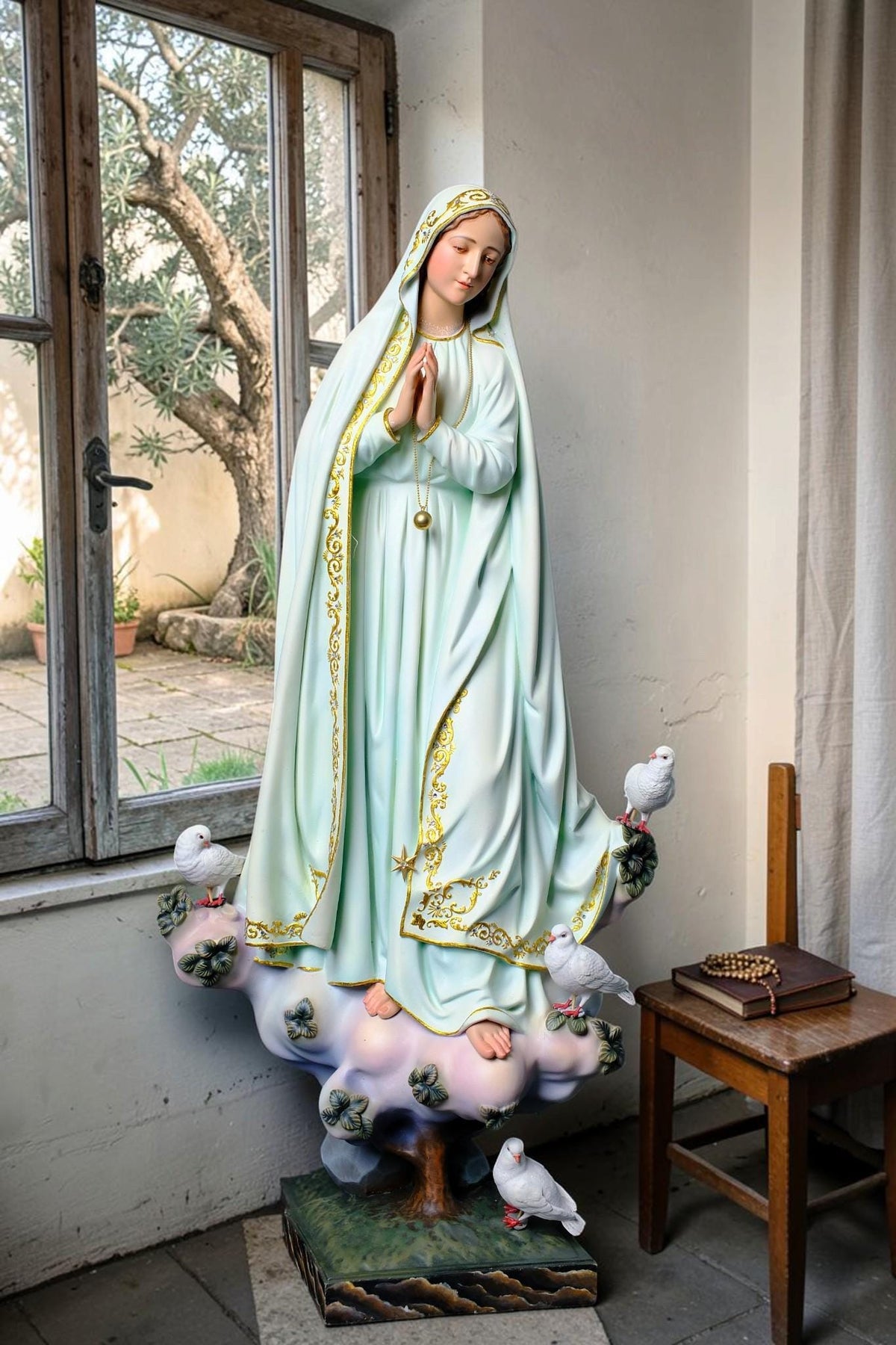 Our Lady of Peace Statue 70cm Virgin Mary Large Catholic Statue