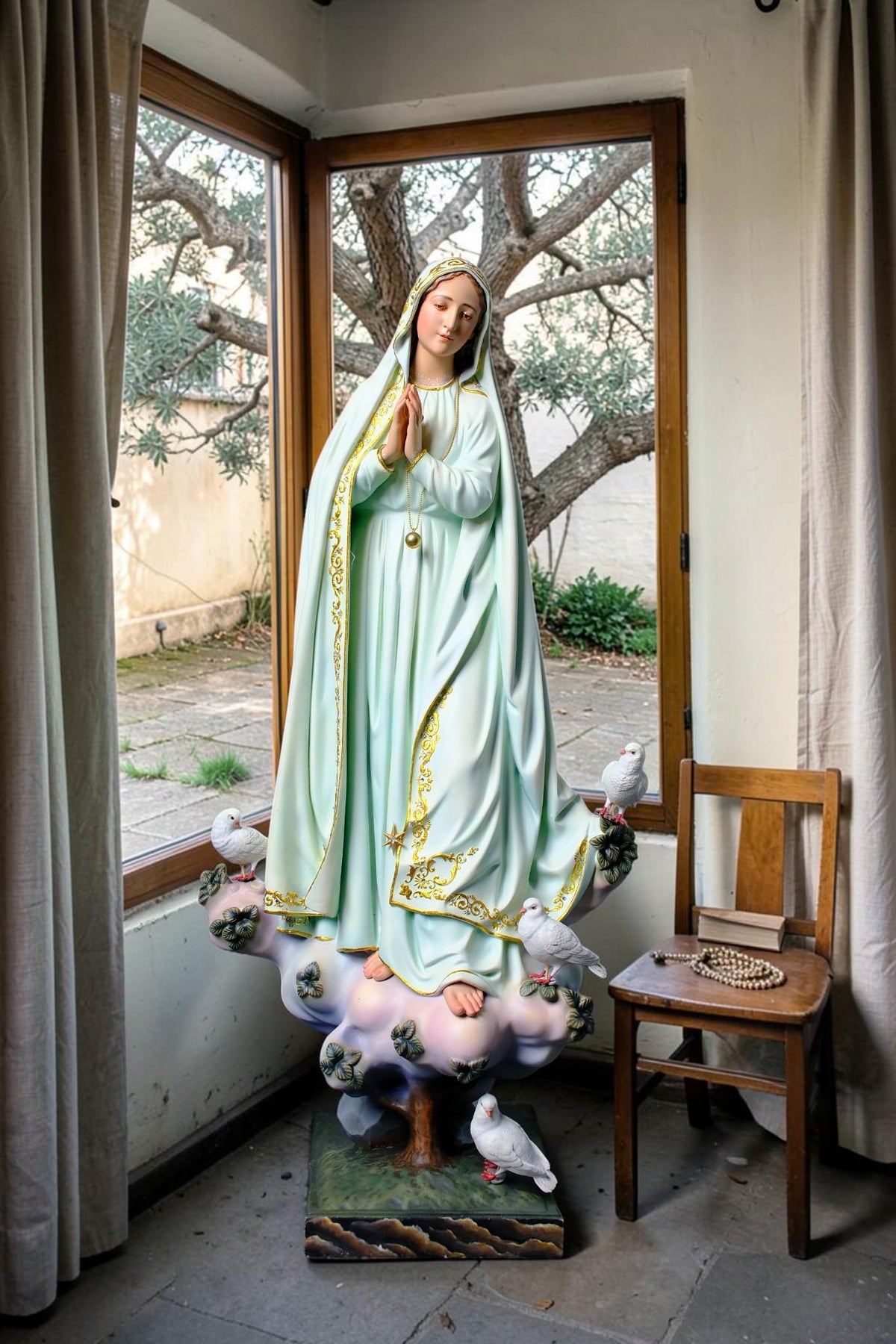 Our Lady of Peace Statue 70cm Virgin Mary Large Catholic Statue