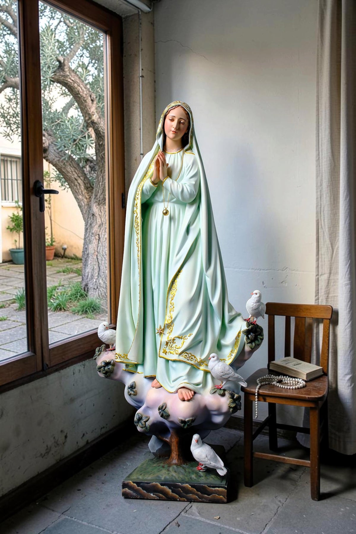 Our Lady of Peace Statue 70cm Virgin Mary Large Catholic Statue