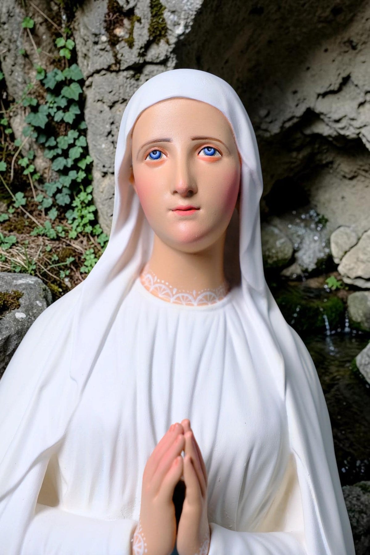 Our Lady of Lourdes Shrine Statue 74cm Catholic Virgin Mary Statue
