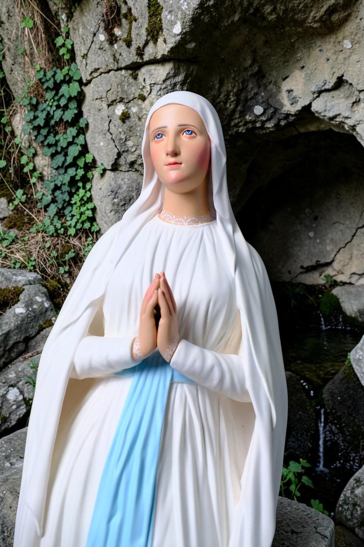 Our Lady of Lourdes Shrine Statue 74cm Catholic Virgin Mary Statue