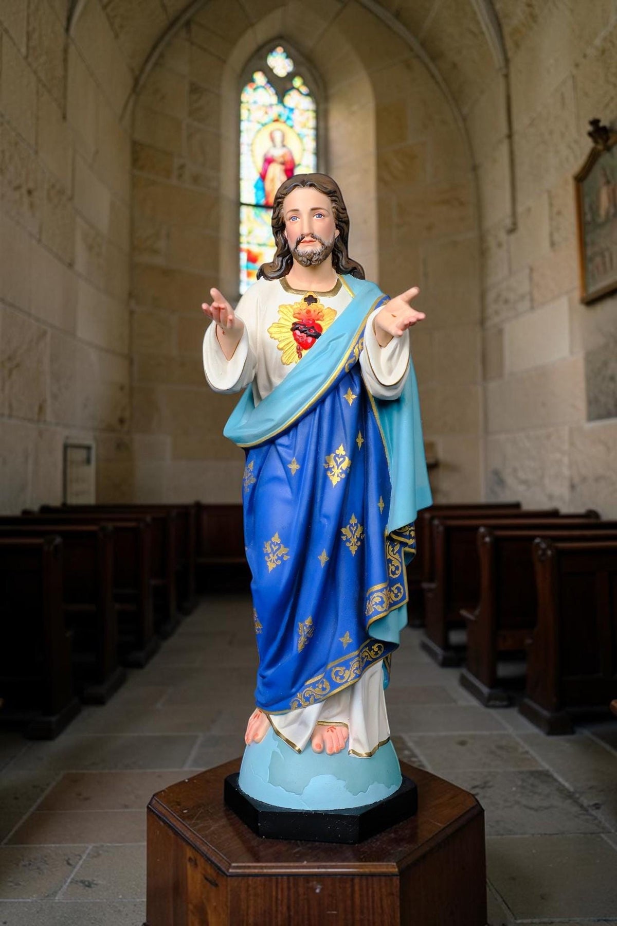 Sacred Heart of Jesus Statue 40cm Catholic Jesus Christ Religious Decor